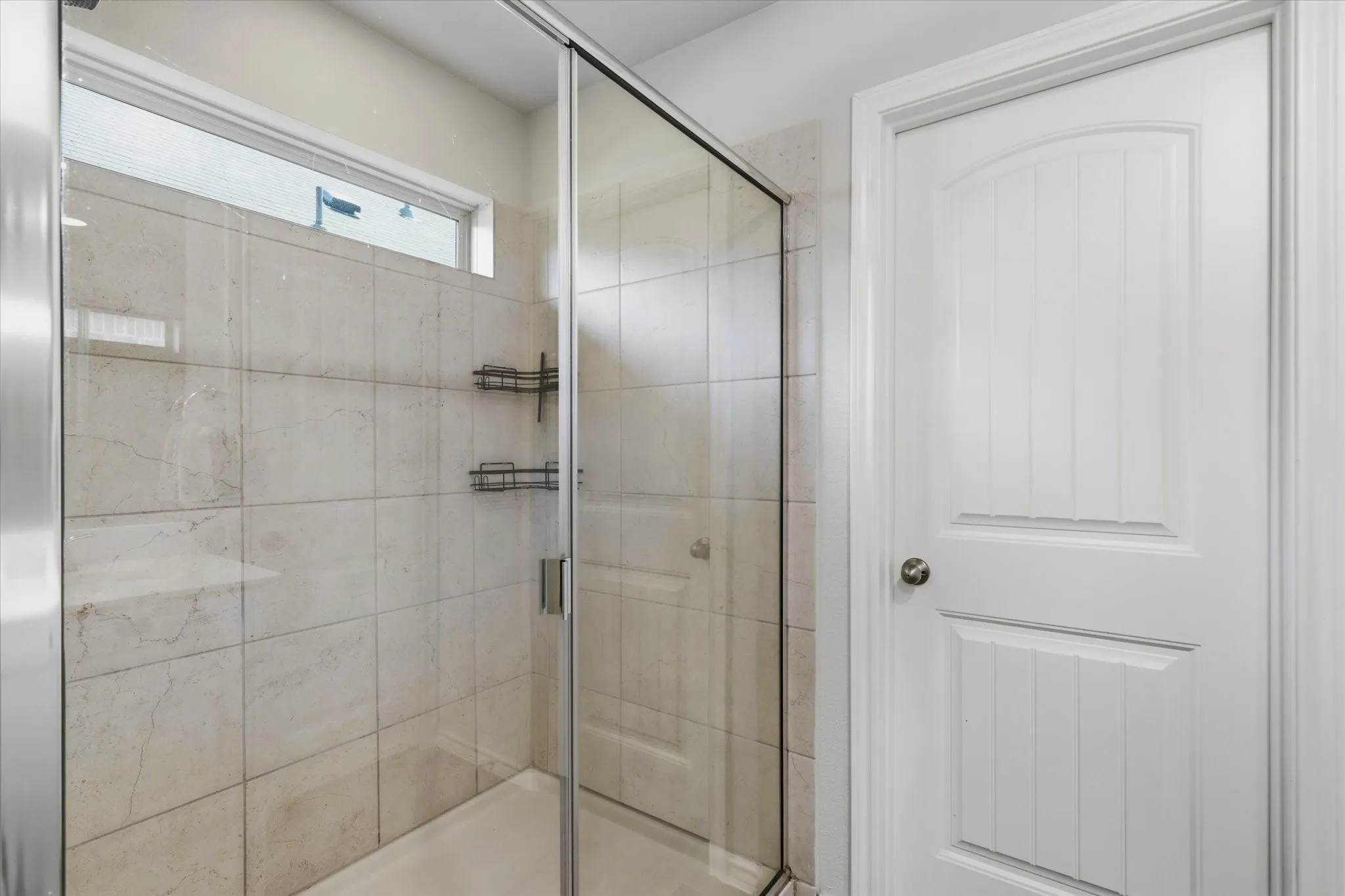 Primary Bath view of the shower.