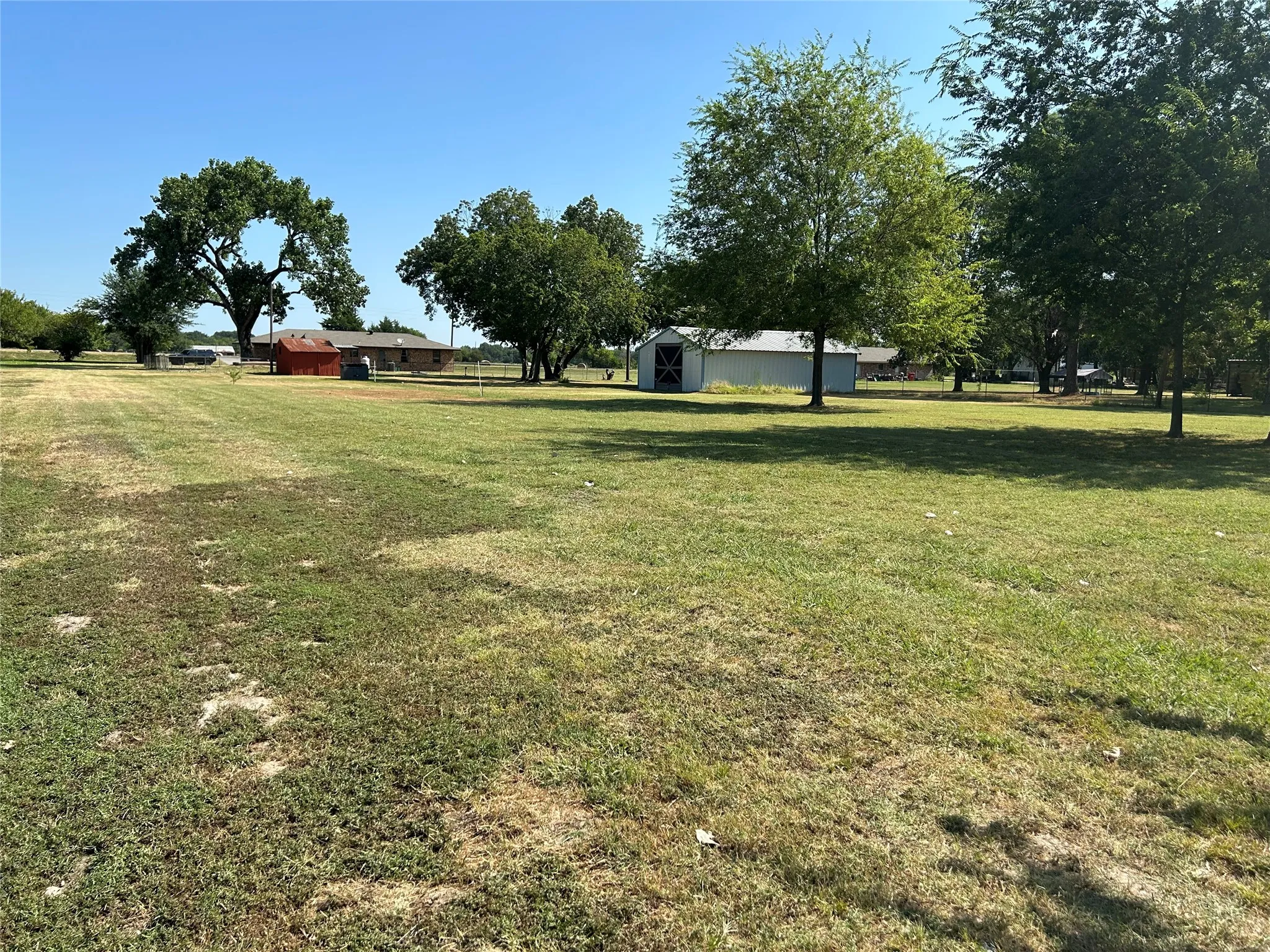 View from the SW Corner to the house and shop