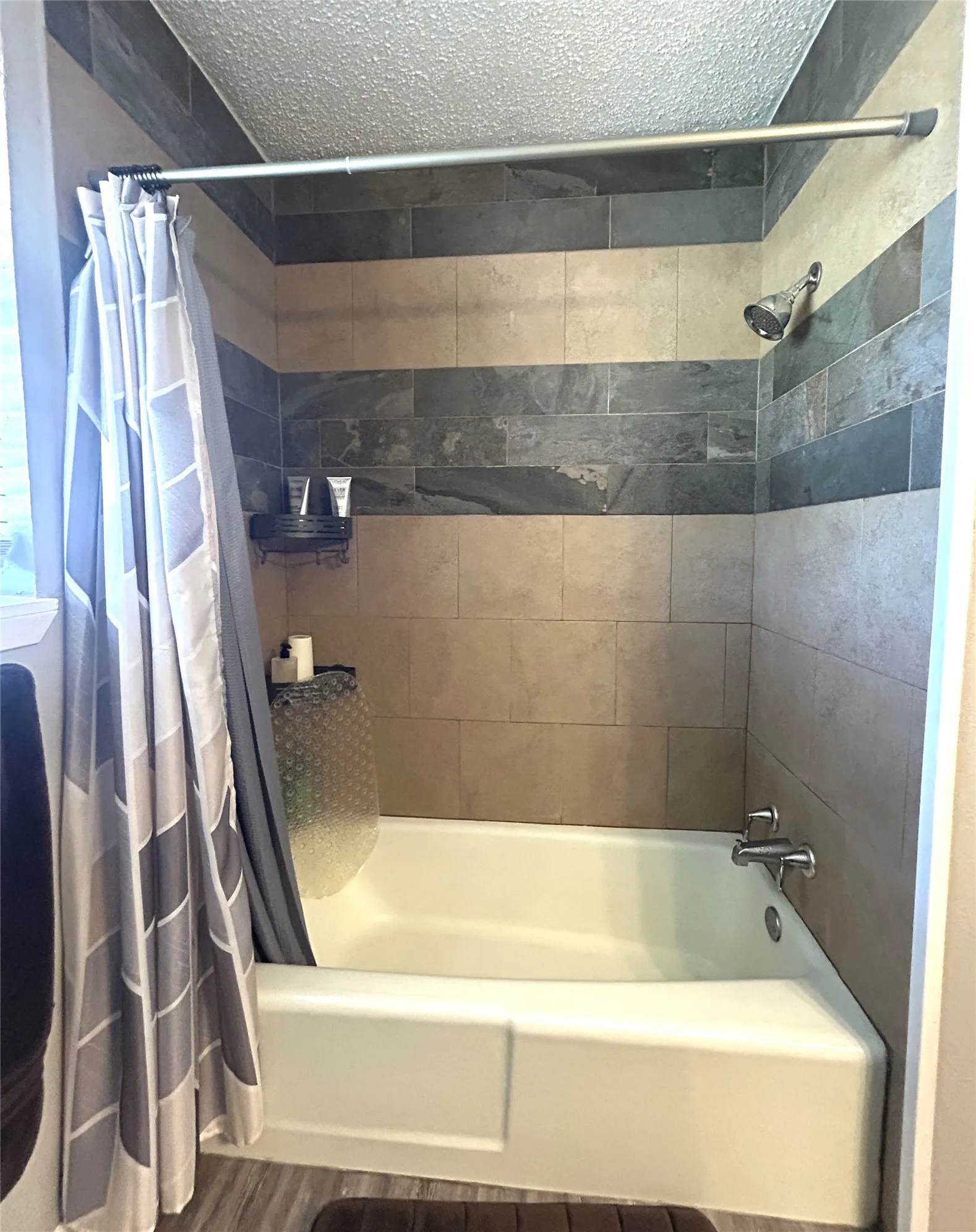 Tiled shower