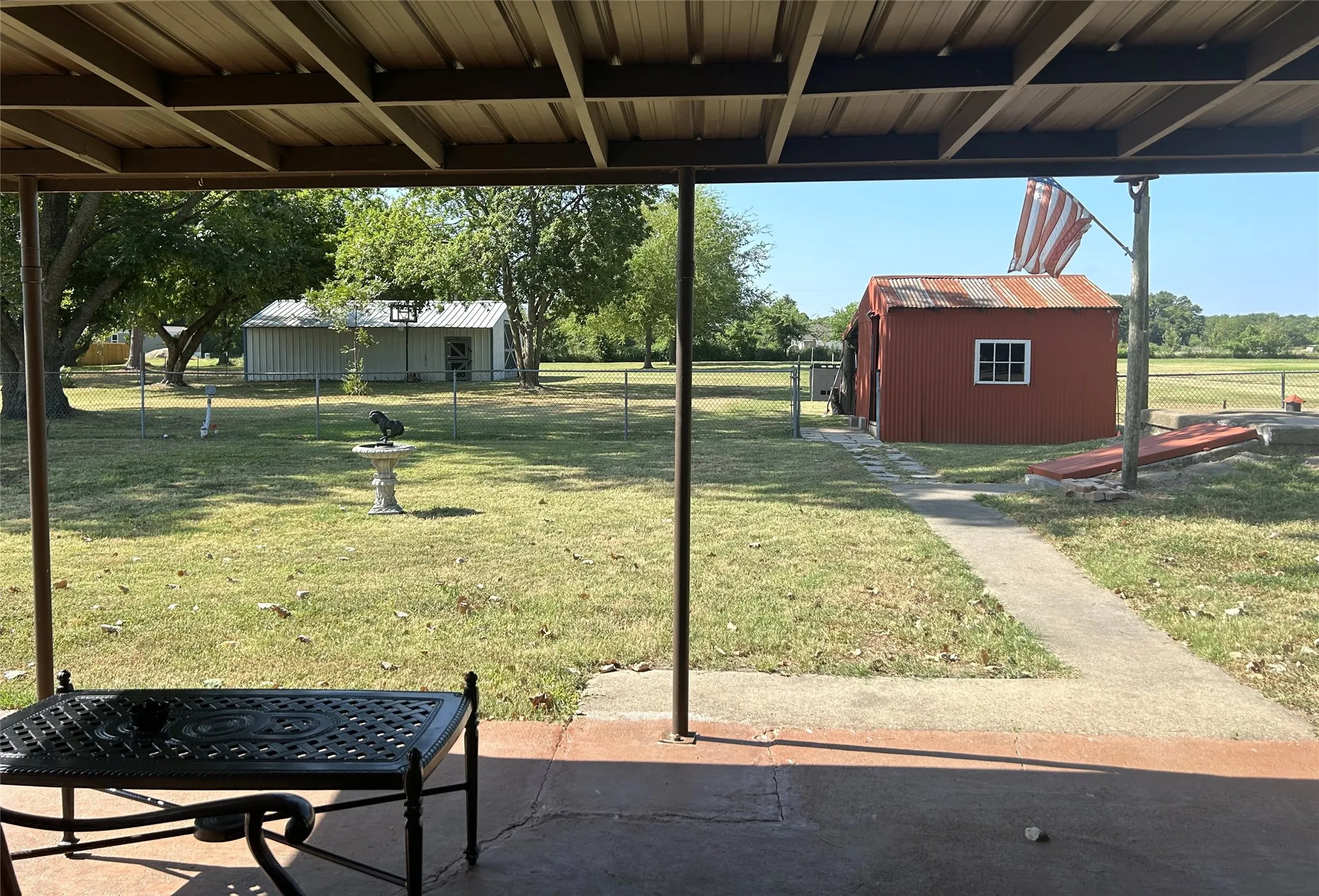 Peaceful view from you back porch