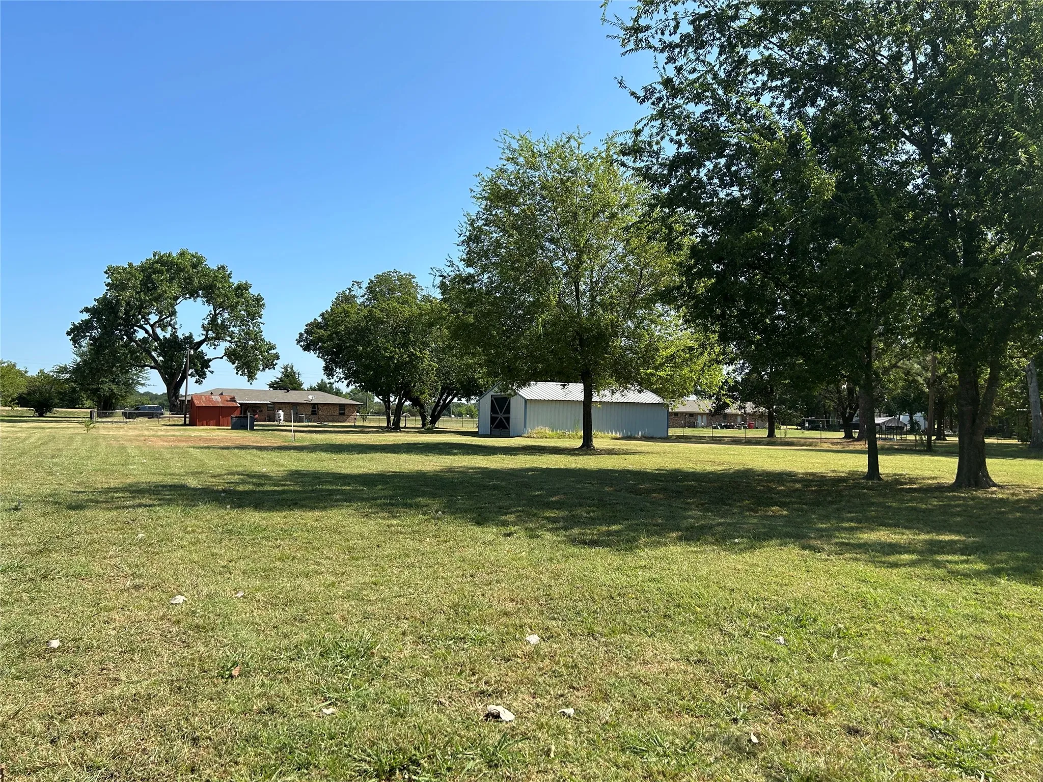 Second view from the back of the property looking toward the FM road