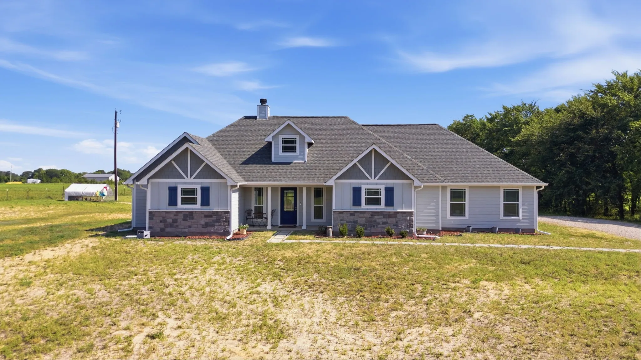 Single Family Residence For Sale in Henderson County , 8520 County Road 3614, Murchison, Texas 75778, 4 Bedroom, 2 Bathroom, 2 Garage spaces, 2,164 Sqft, built in 2021, Price $479,900, mls#21358012, Real Estate Agent in Murchison, Homes For Sale in Henderson county, Homes For Sale in Murchison, Realtor in Murchison Texas, Real Estate Brokerage Independent Realty Texas, Luminita Cordes Realtor