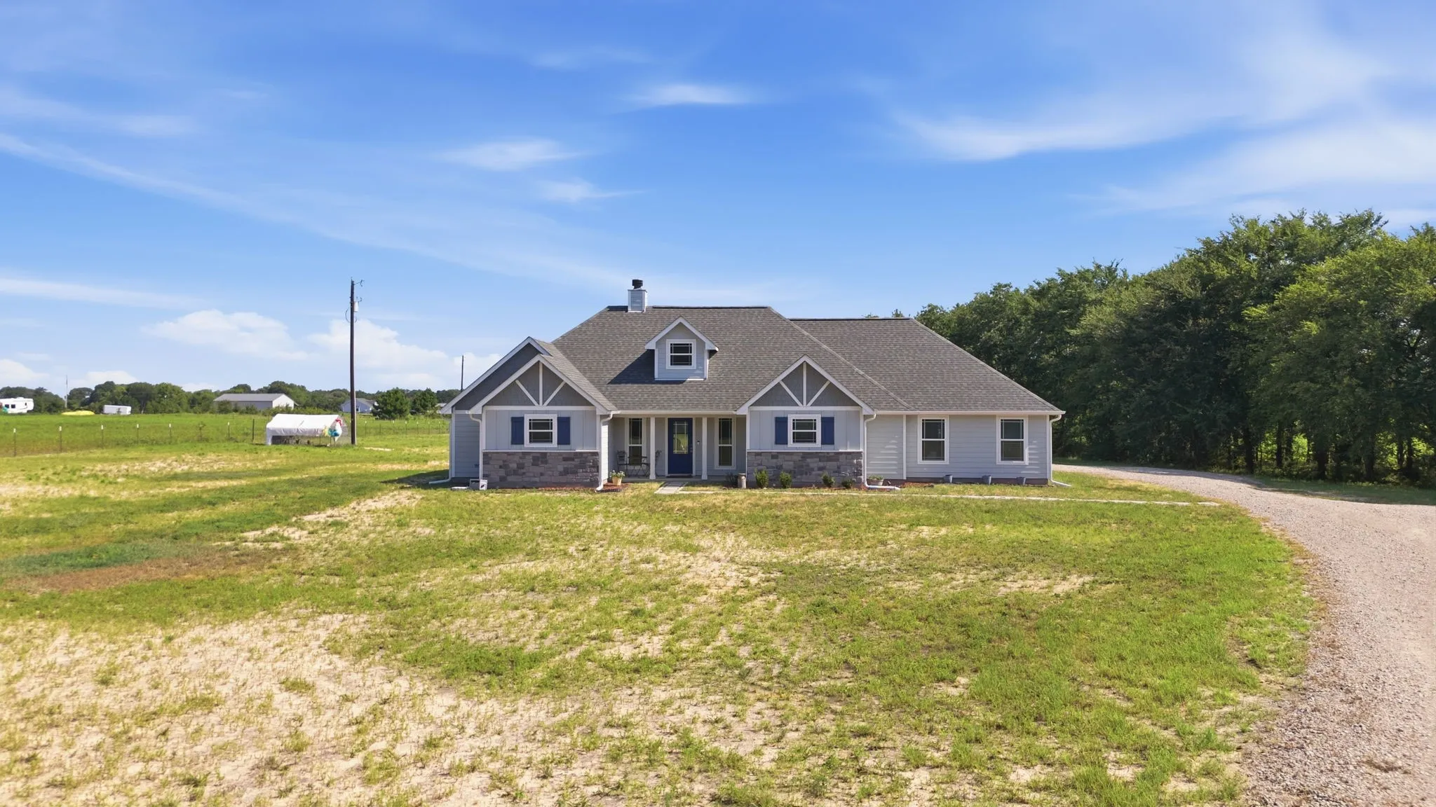 Single Family Residence For Sale in Henderson County , 8520 County Road 3614, Murchison, Texas 75778, 4 Bedroom, 2 Bathroom, 2 Garage spaces, 2,164 Sqft, built in 2021, Price $479,900, mls#21358012, Real Estate Agent in Murchison, Homes For Sale in Henderson county, Homes For Sale in Murchison, Realtor in Murchison Texas, Real Estate Brokerage Independent Realty Texas, Luminita Cordes Realtor