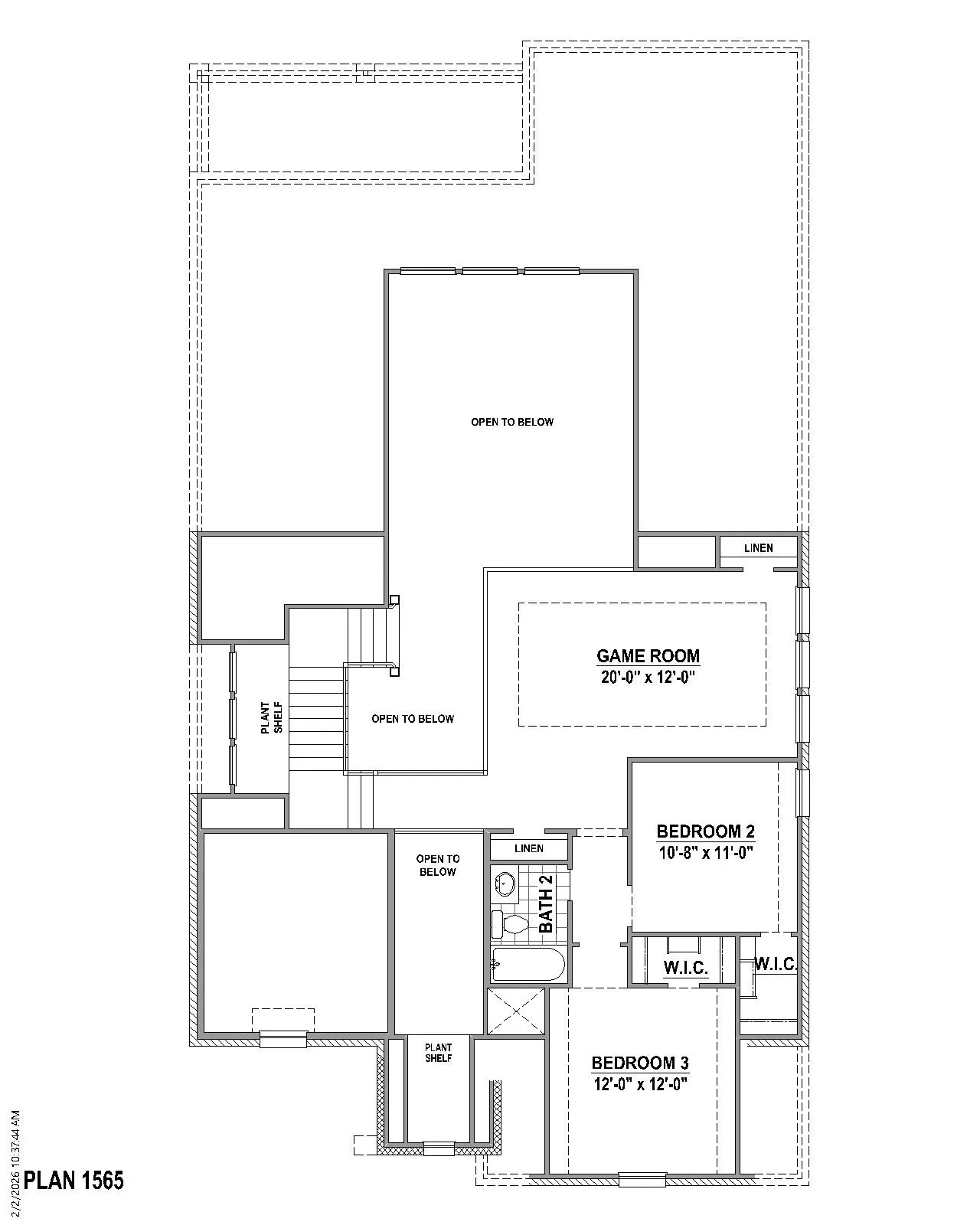 2nd Level Floor plan