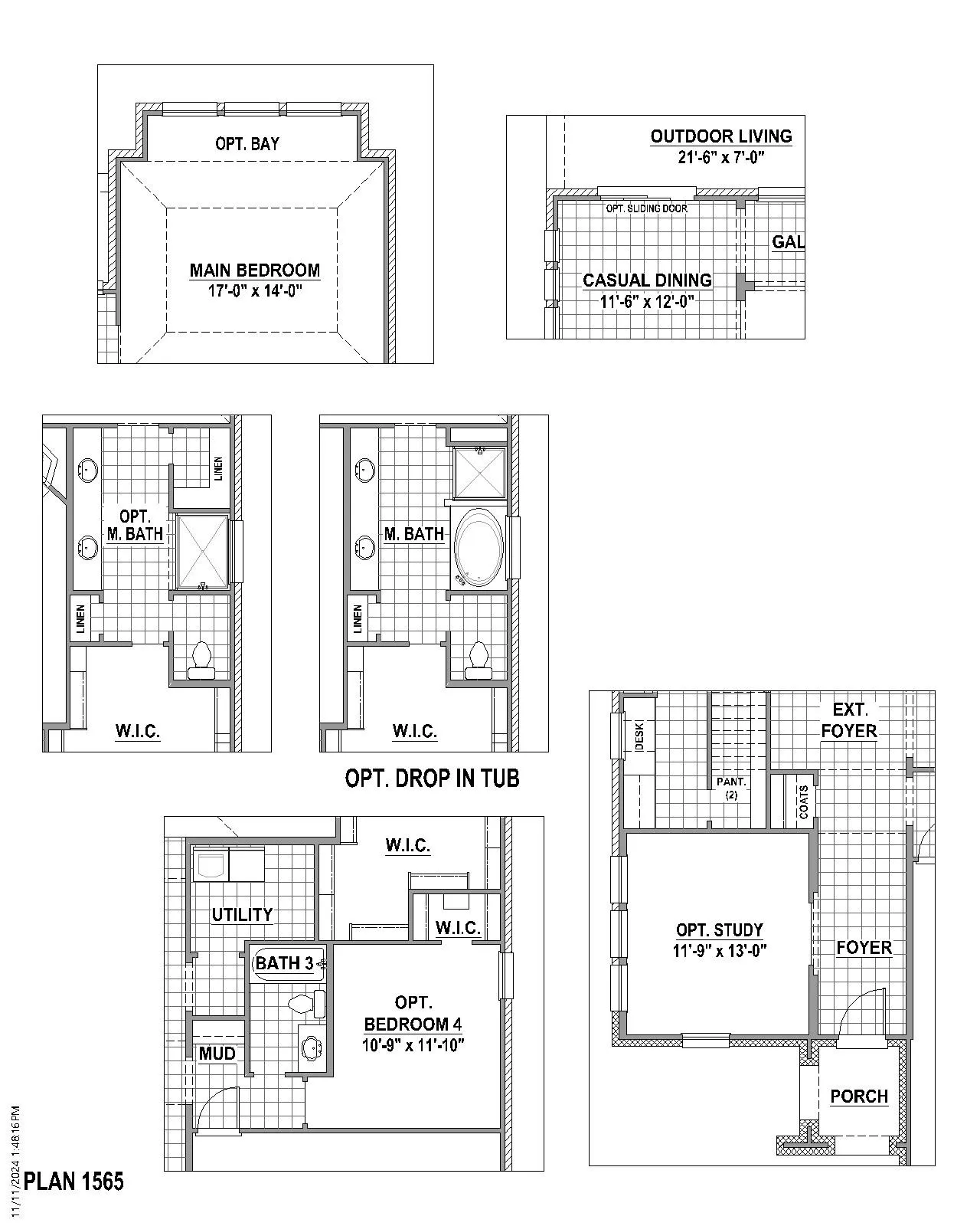 Floor plan options