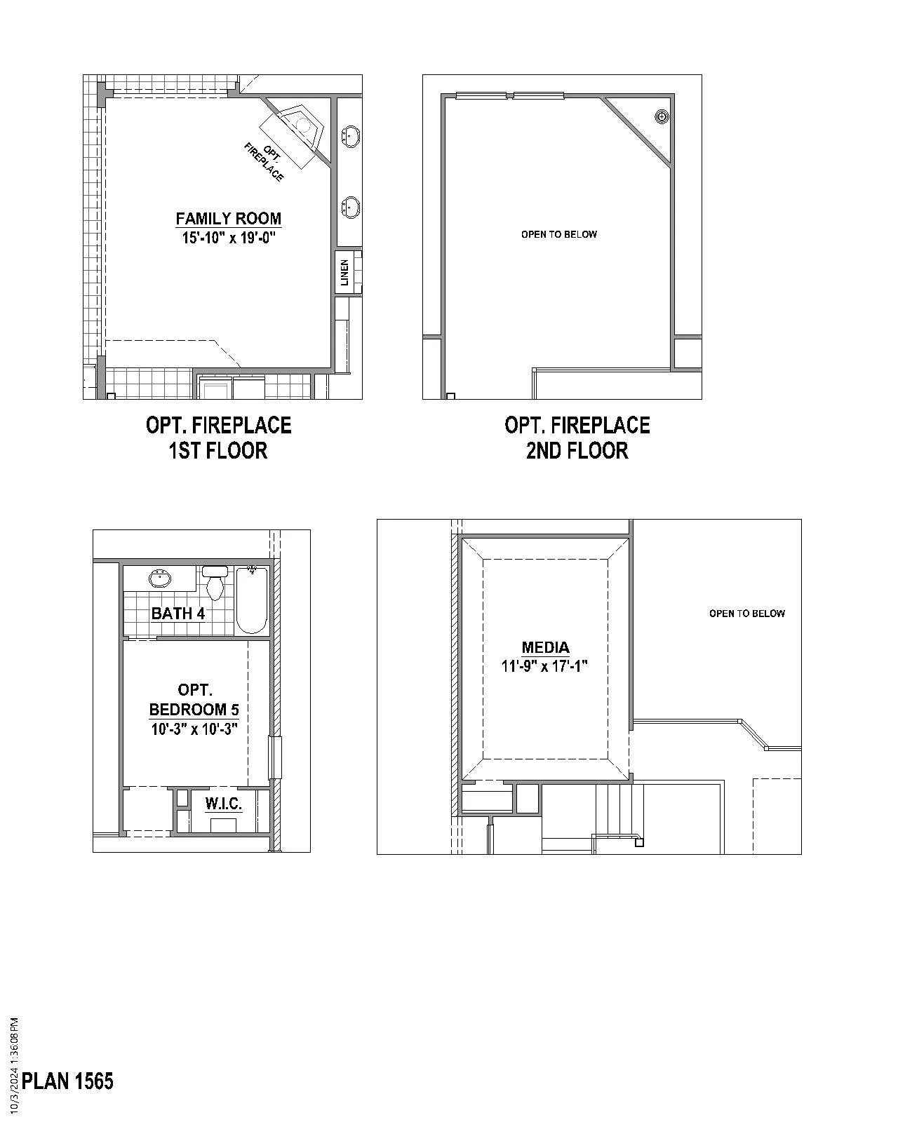 Floor plan options