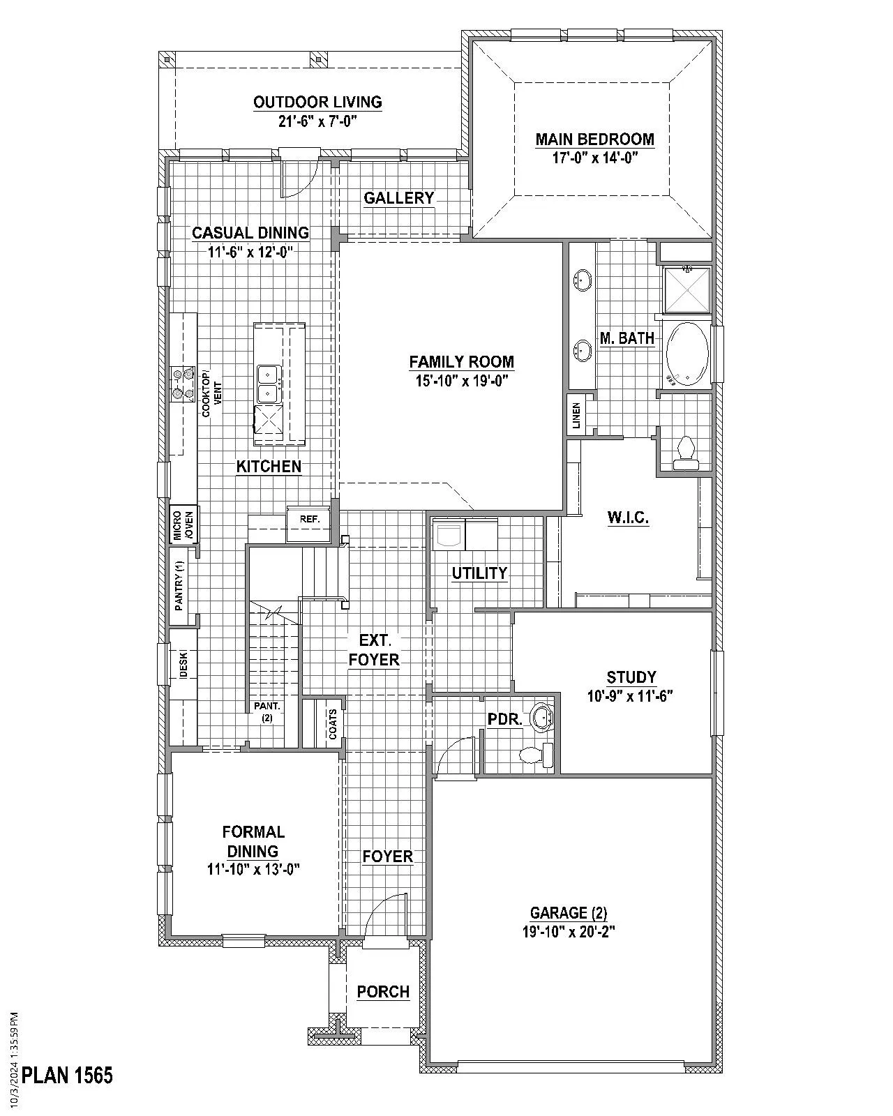 1st Level Floor plan