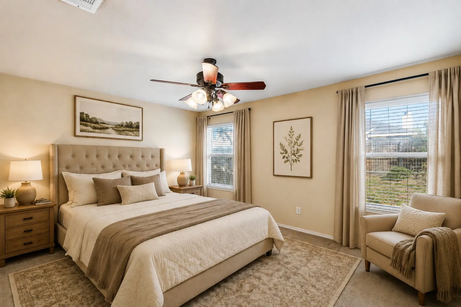 Primary Bedroom—Virtually Staged