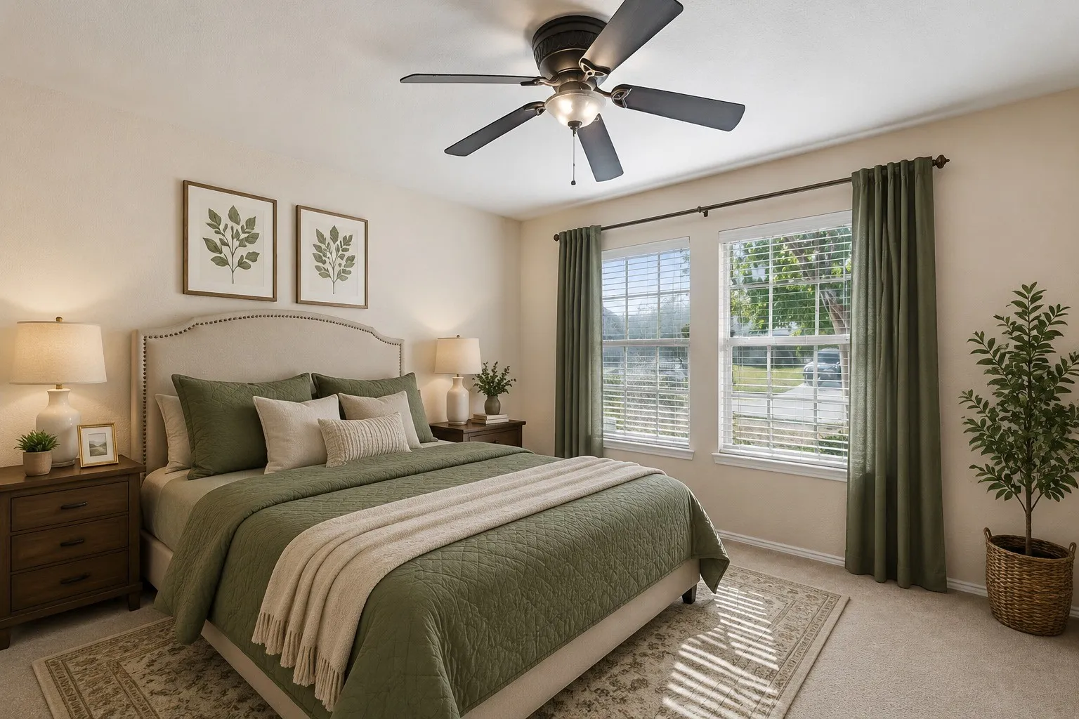 Bedroom—Virtually Staged