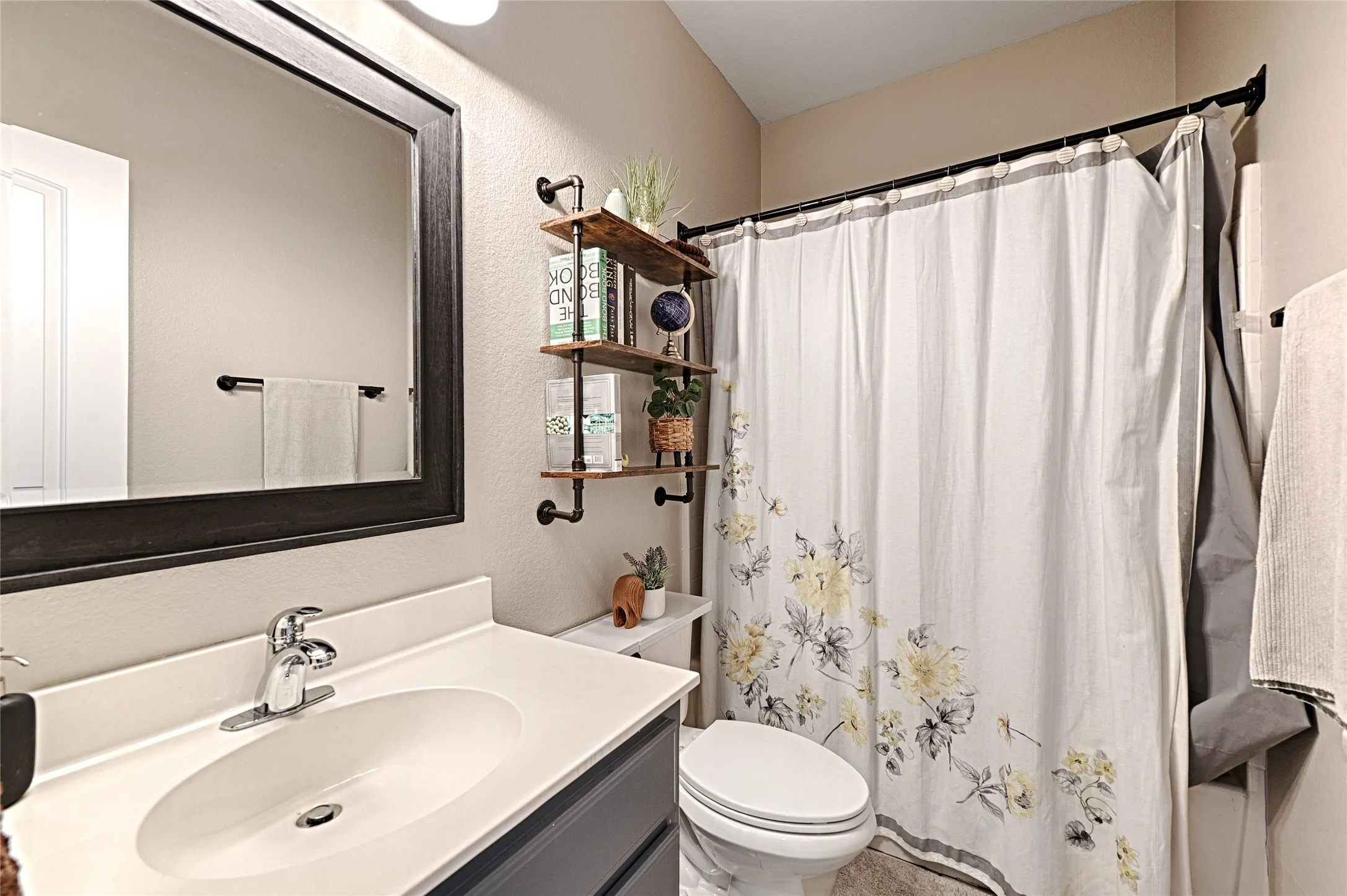 This is a nice, well-appointed bathroom