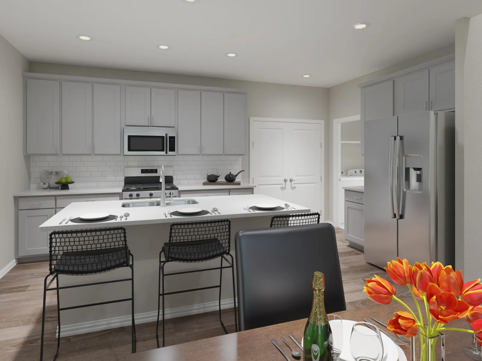 Photo is not of the actual home, but is an inspirational photo of builder’s model home and may depict options, furnishings, and/or decorator features that are not included.