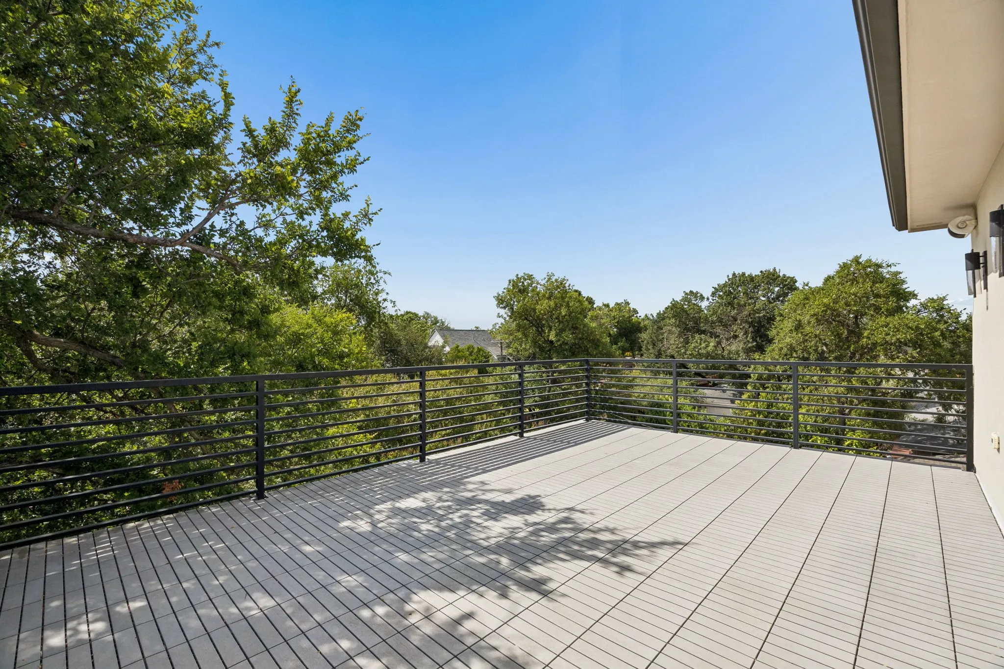 3rd floor deck to enjoy sunsets.