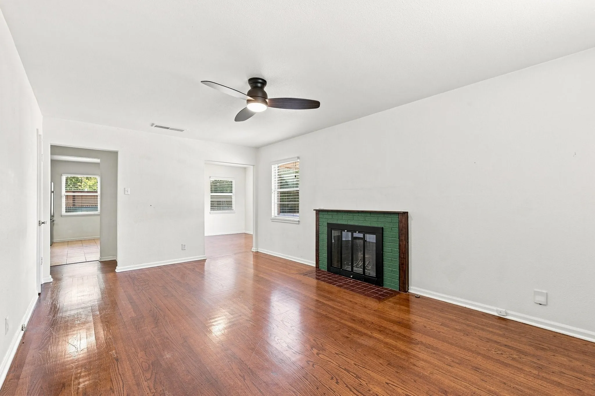 Another view of Living room showing Dining Room connection.