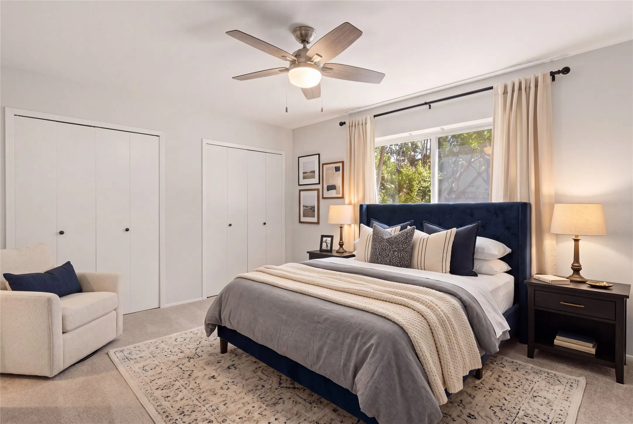 Virtually staged, Primary Suite
