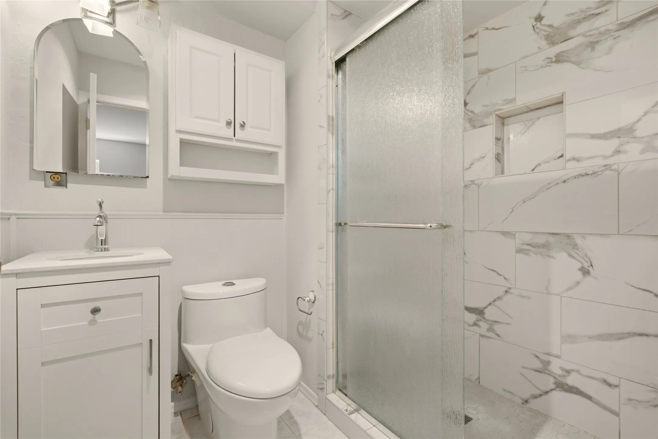 Updated primary bathroom