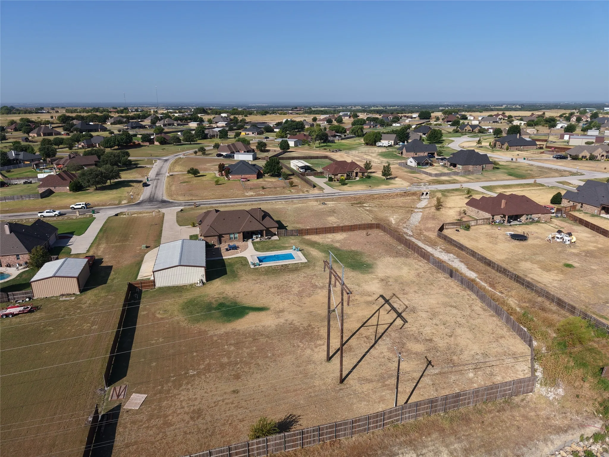 Boundary view of property.
