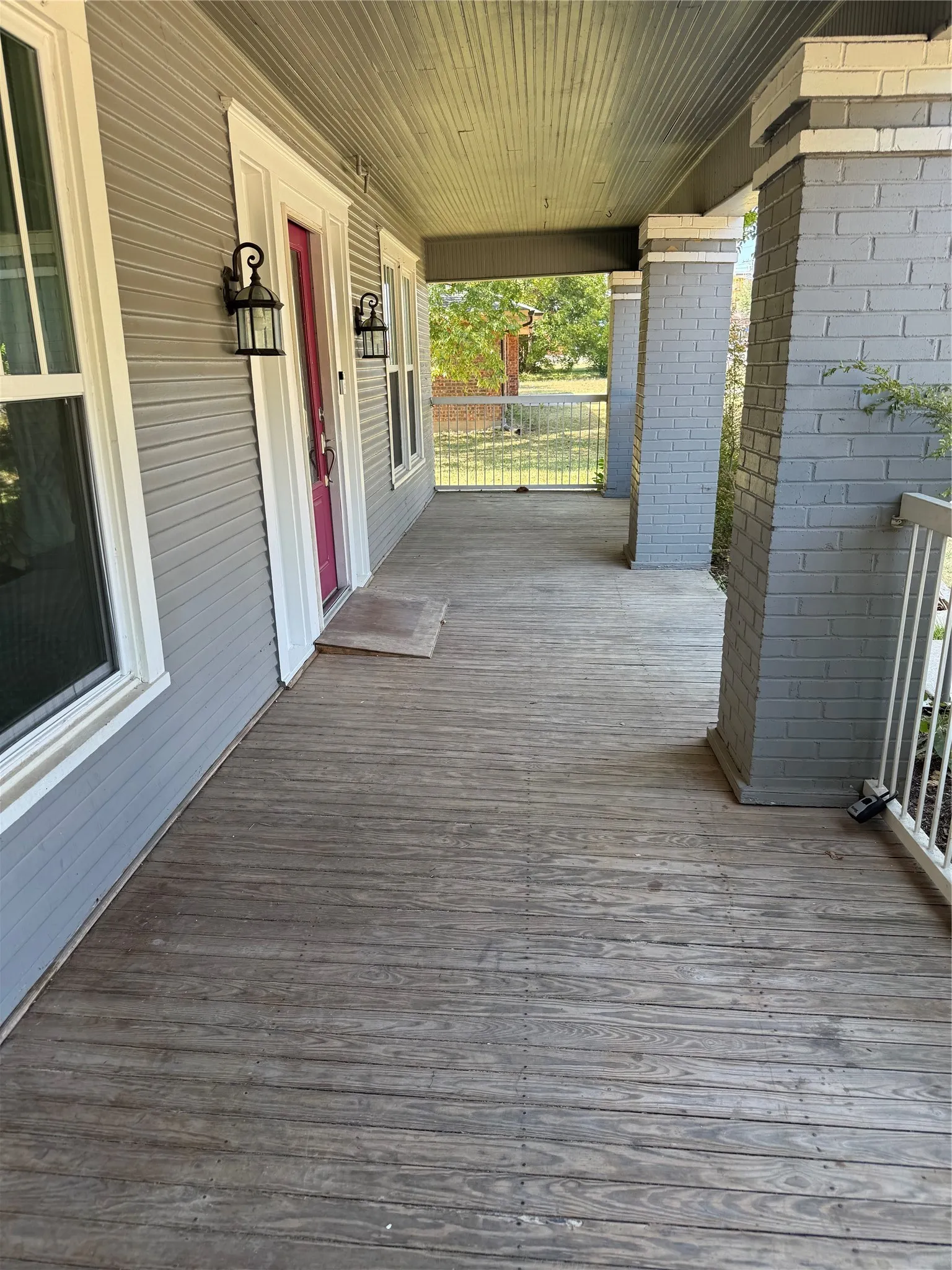 37 X 8 Front porch