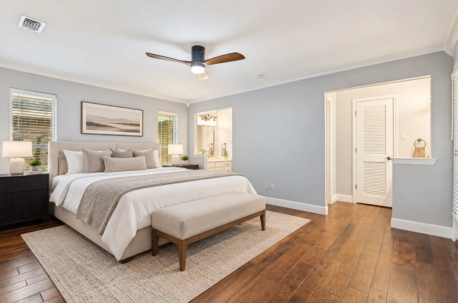 Bed added using AI to show bedroom potential.