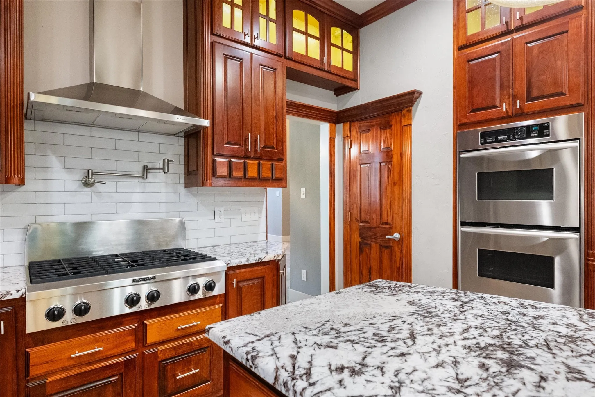 double oven and fabulous gas range