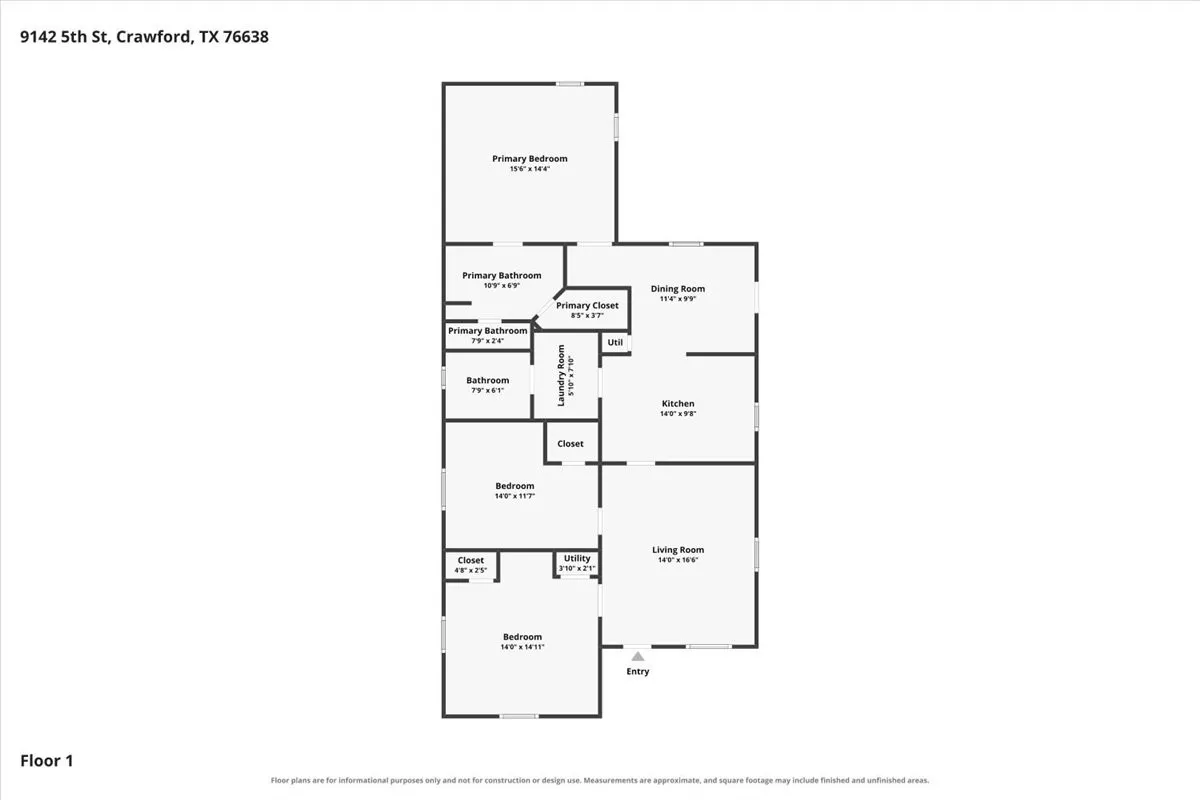 Single Family Residence For Sale in Mc Lennan County , 9142 5TH Street, Crawford, Texas 76638, 3 Bedroom, 2 Bathroom, Garage spaces, 1,384 Sqft, built in 1903, Price $235,000, mls#21354138, Real Estate Agent in Crawford, Homes For Sale in Mc Lennan county, Homes For Sale in Crawford, Realtor in Crawford Texas, Real Estate Brokerage Independent Realty Texas, Luminita Cordes Realtor