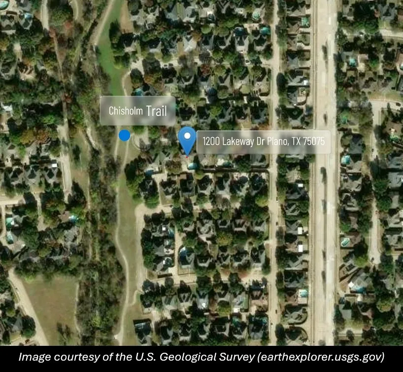 Walking distance to Chisholm Trail