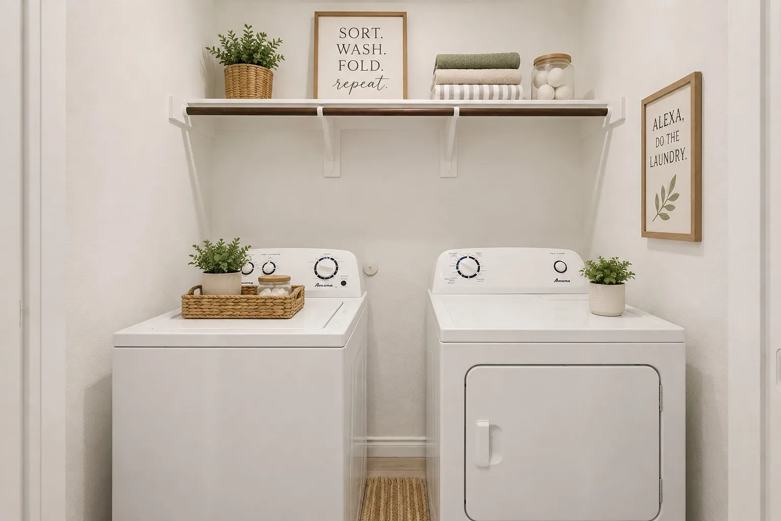 washer and dryer can stay