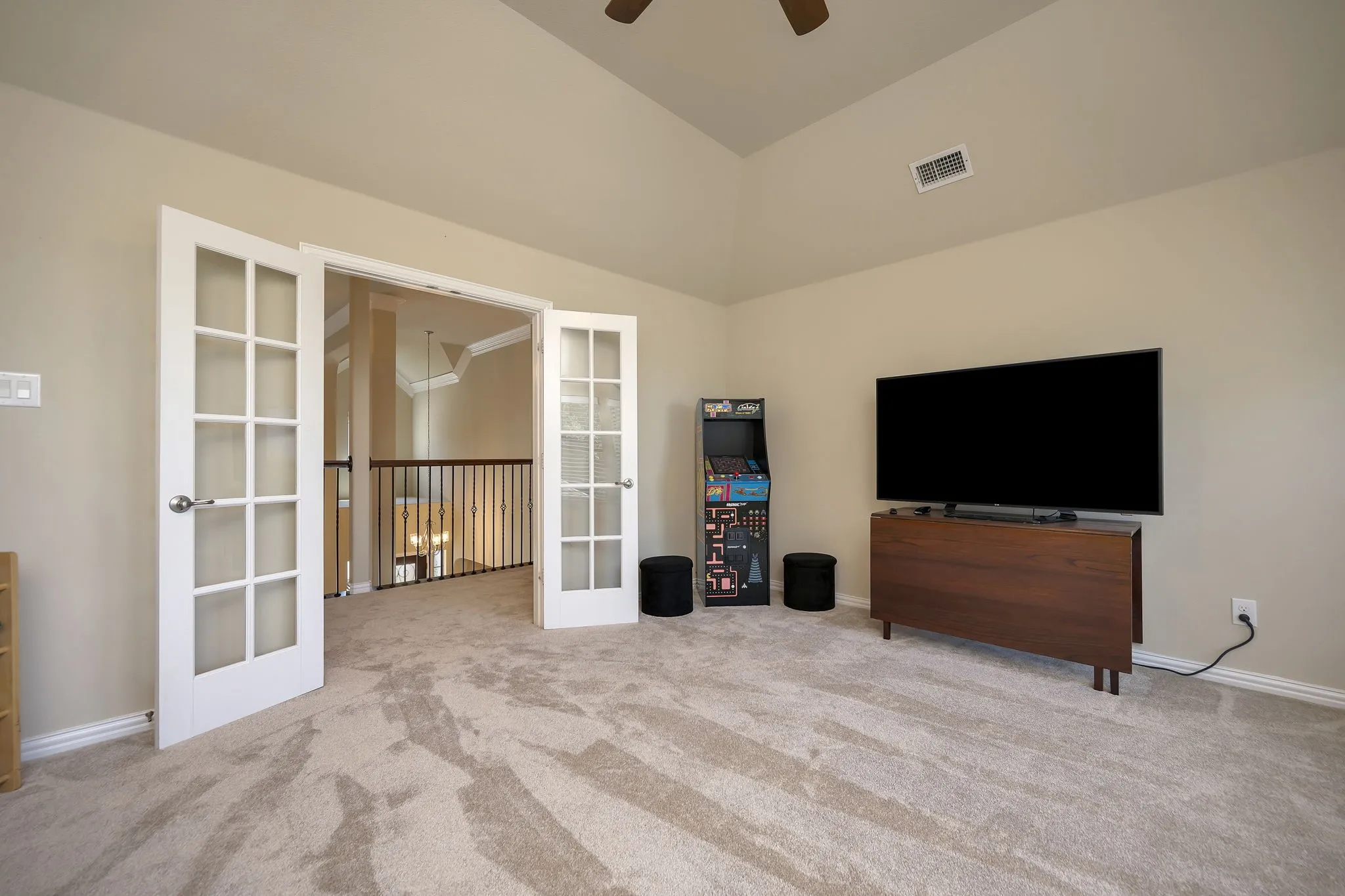 Another view of the game room.