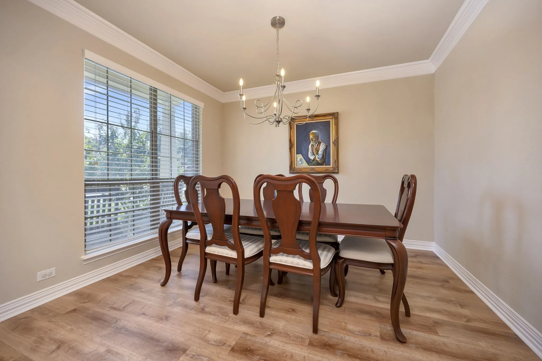 Formal dining room.