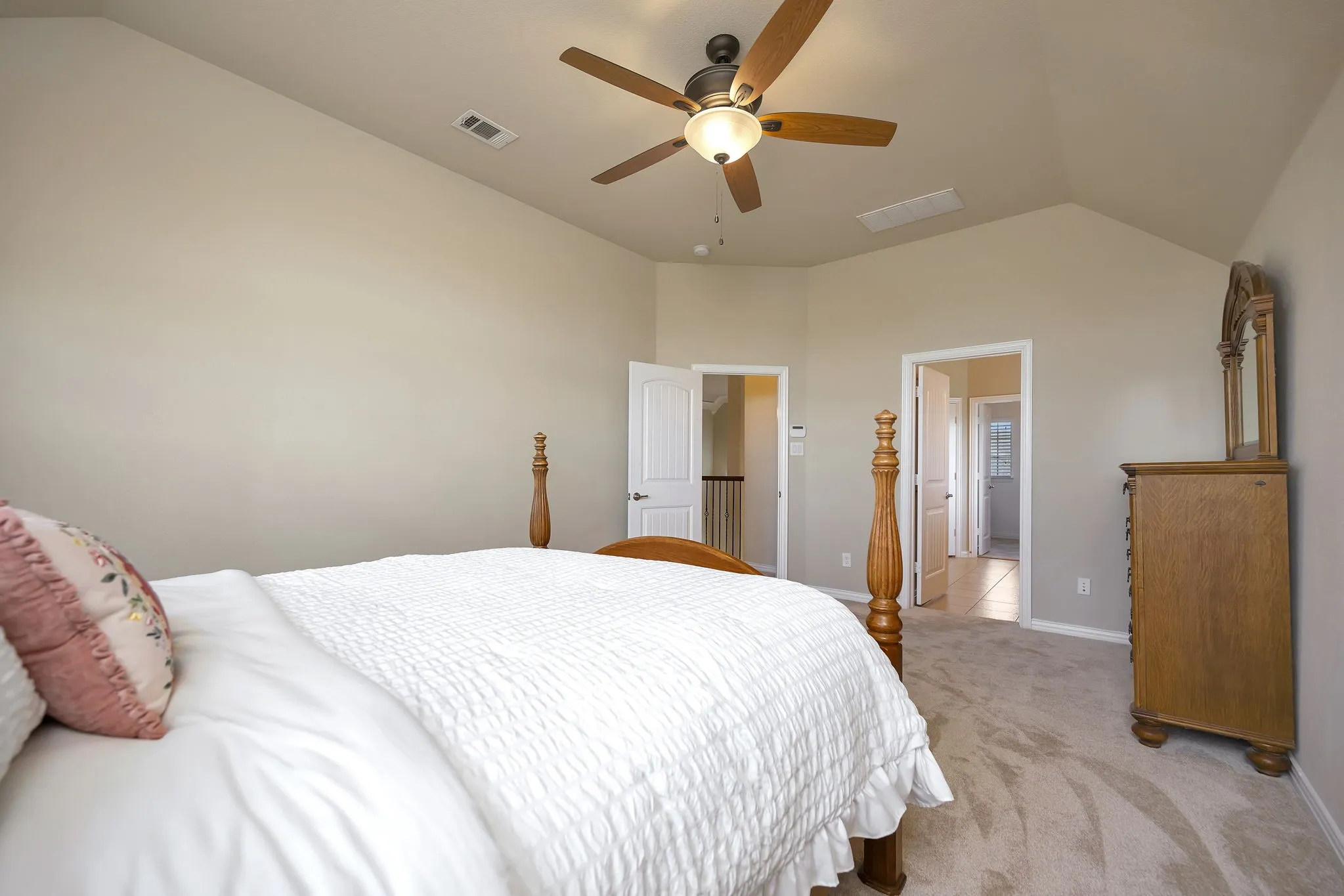 Another view of the second primary bedroom.