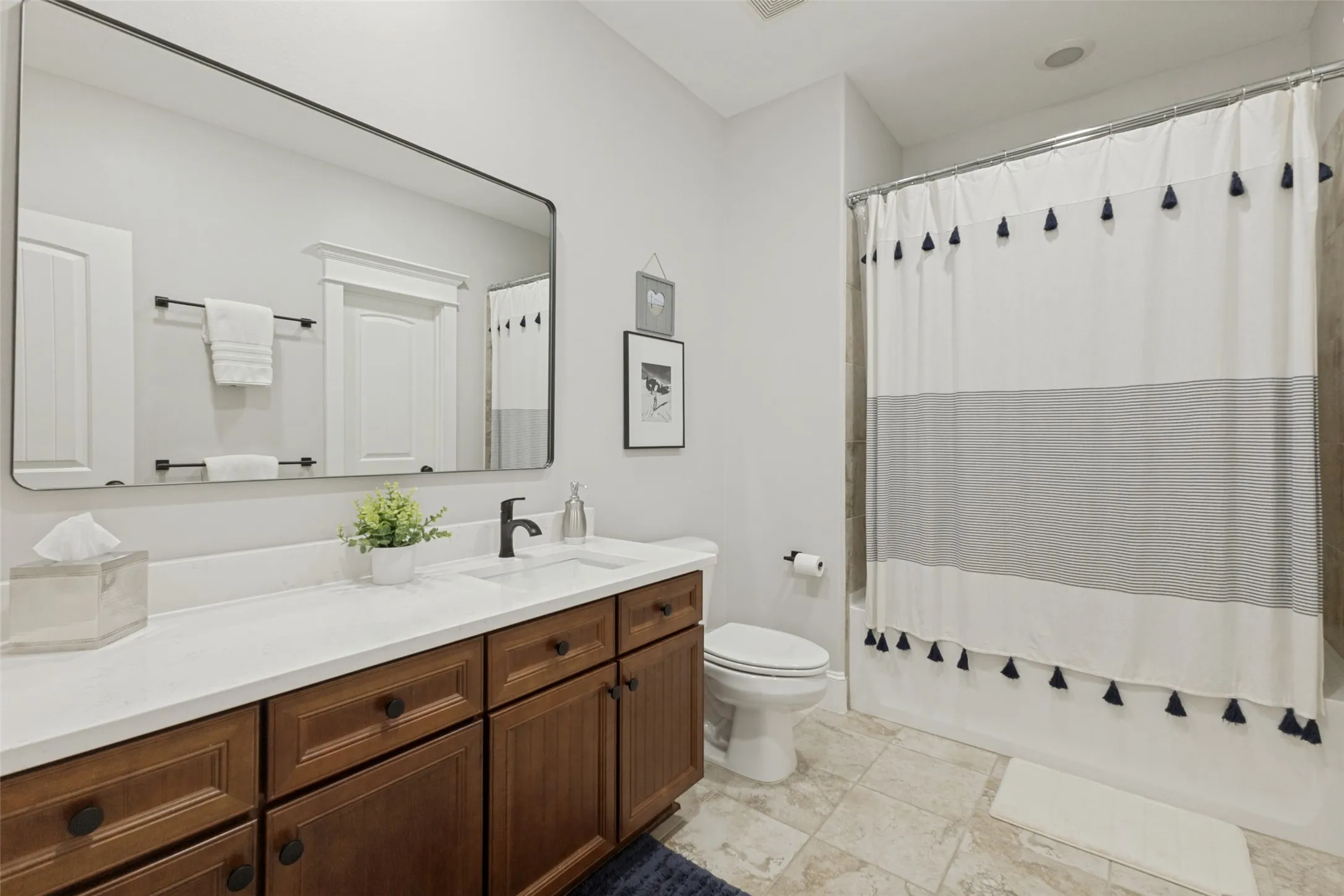Updagted bathroom