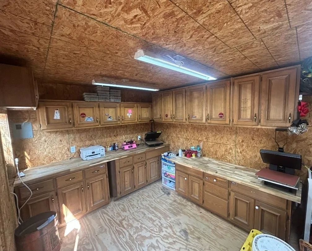 Inside of Storage building