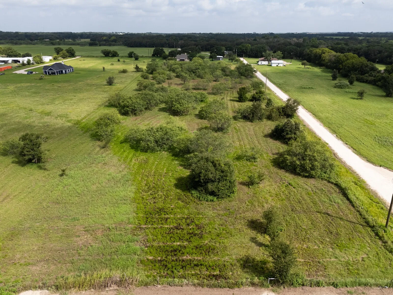Closeup of back acreage