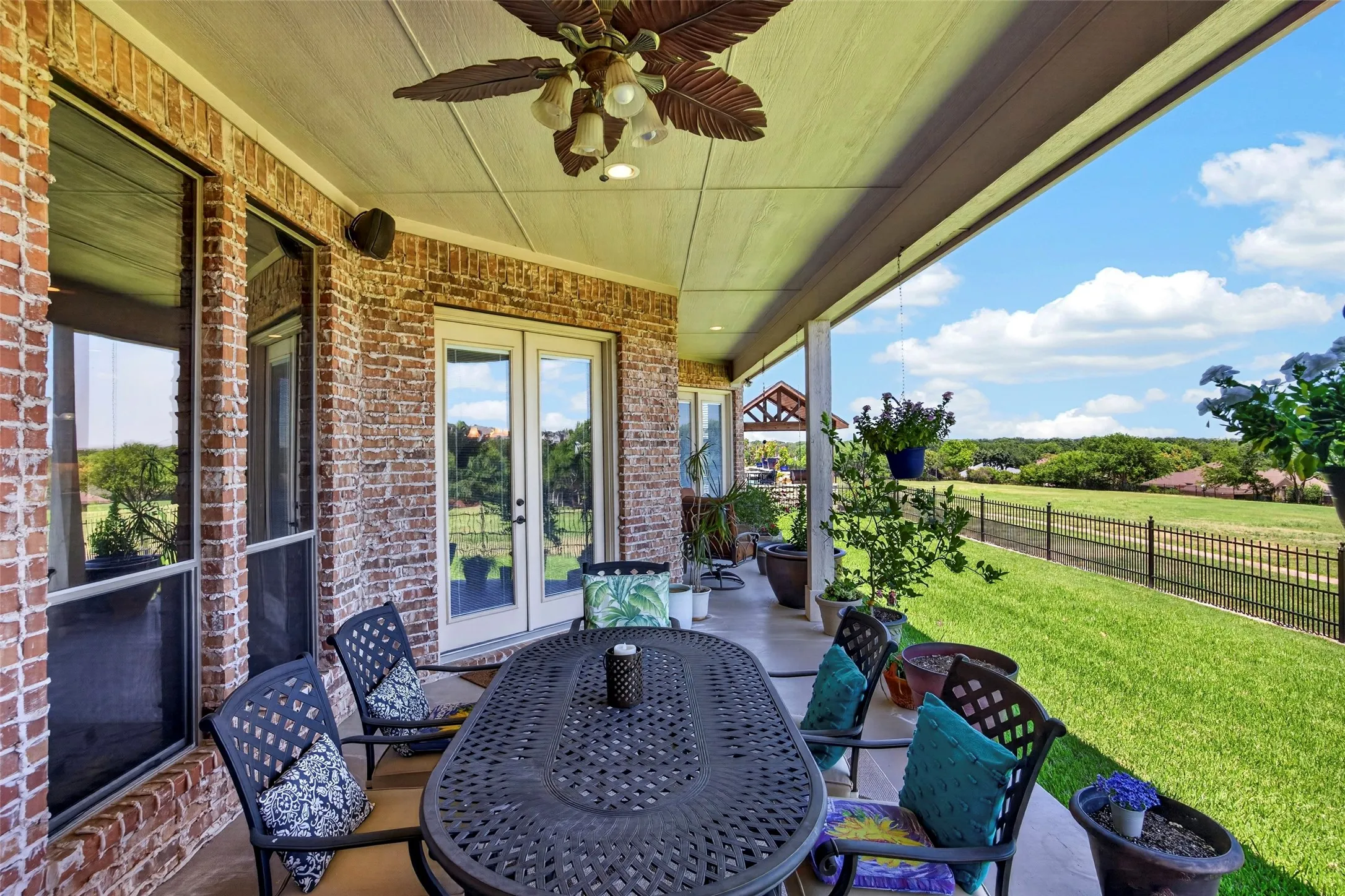 View from the patio