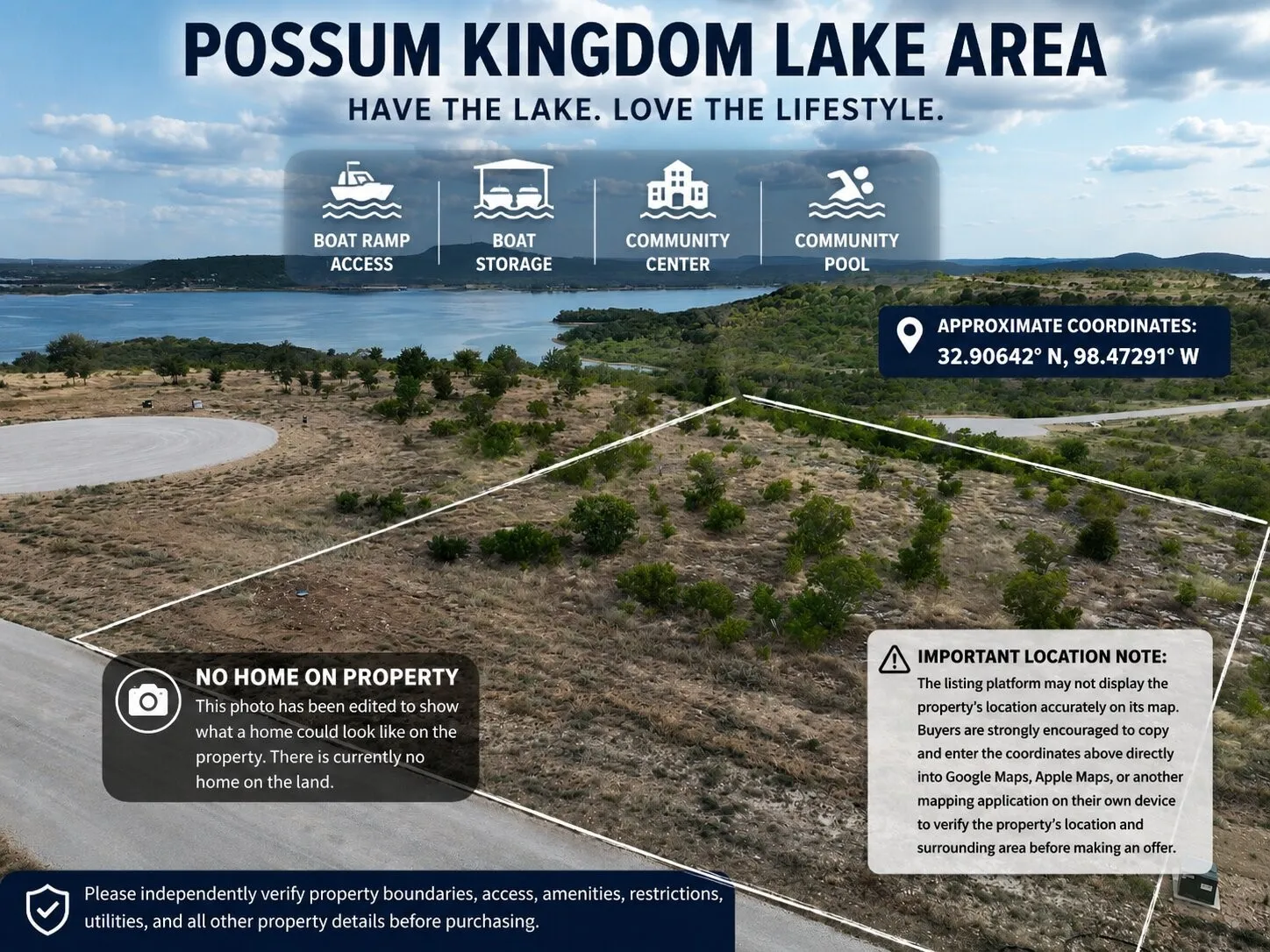 Unimproved Land For Sale in Palo Pinto County , Lot 52 Water Lily, Graham, Texas 76450, 0, 0, Garage spaces, 0 Sqft, built in 0, Price $139,000, mls#21358206, Real Estate Agent in Graham, Homes For Sale in Palo Pinto county, Homes For Sale in Graham, Realtor in Graham Texas, Real Estate Brokerage Independent Realty Texas, Luminita Cordes Realtor