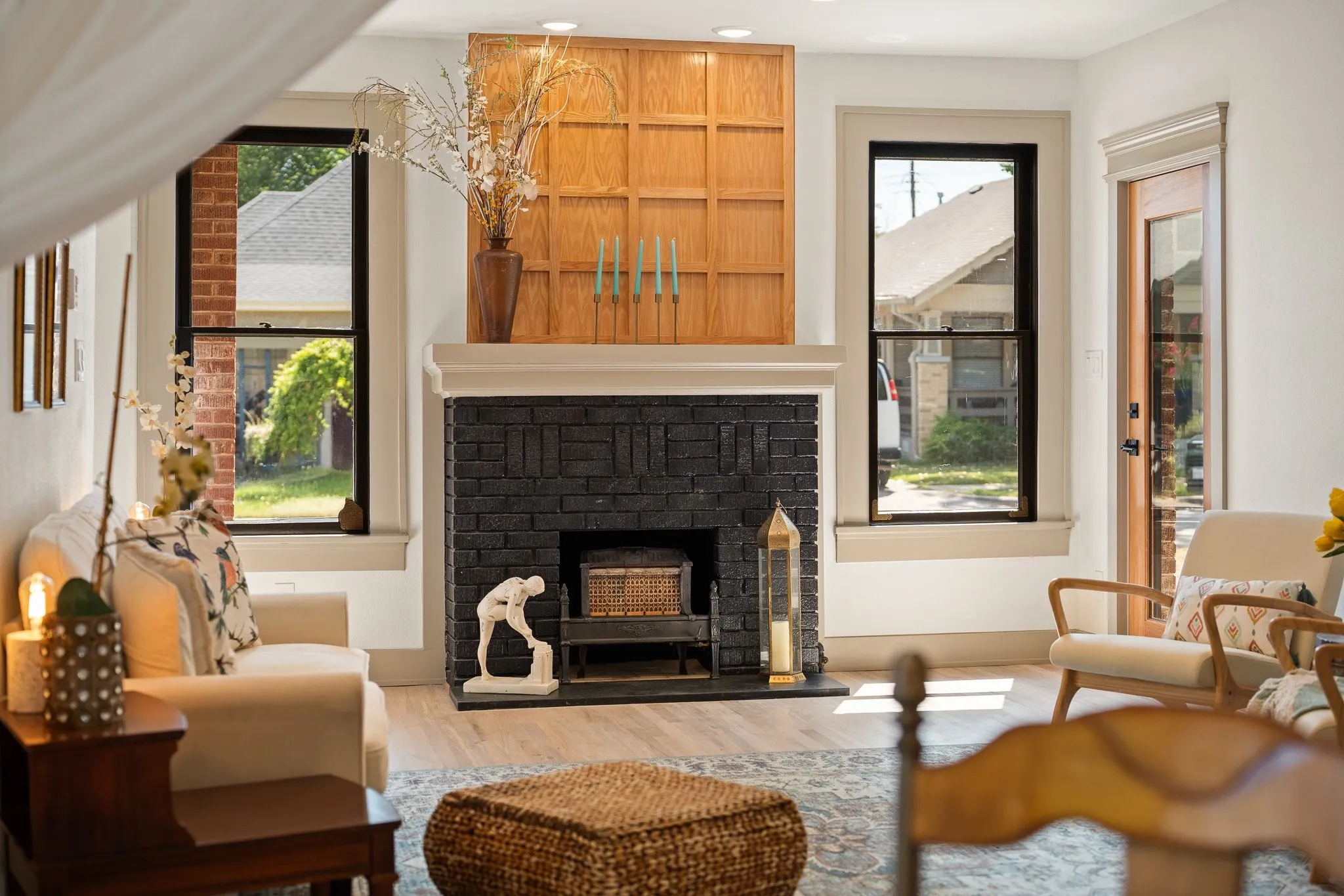 Original gas fireplace