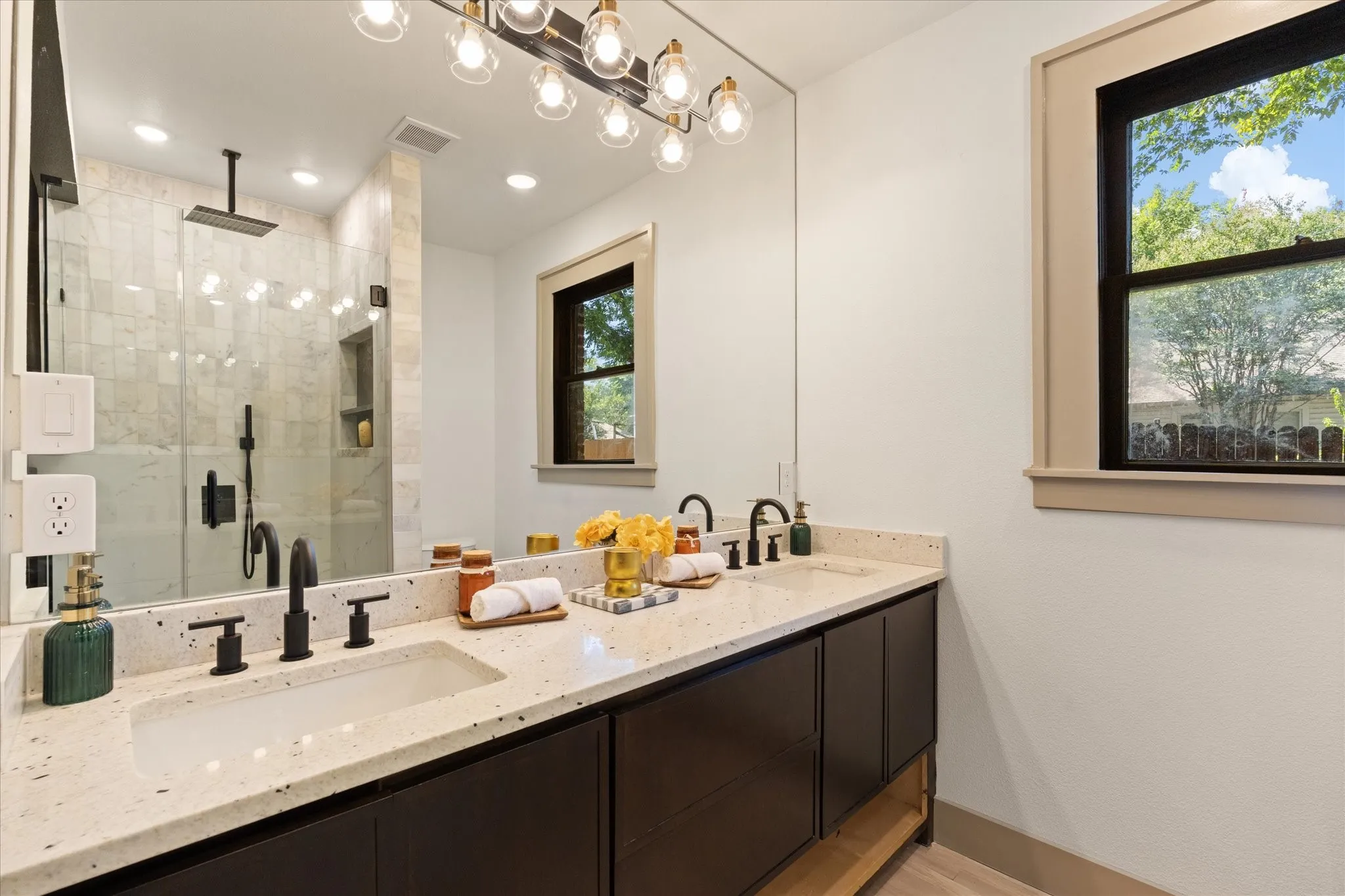 Primary Walk In Closet with Washer/Dryer Combo