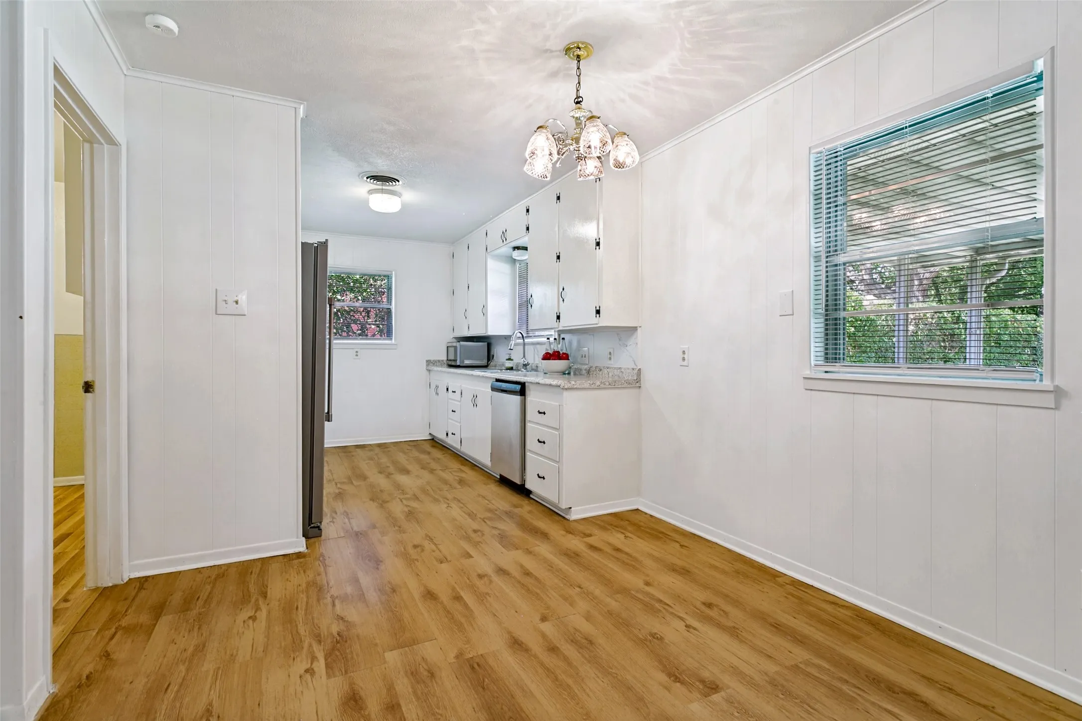 Breakfast area looking into kitchen