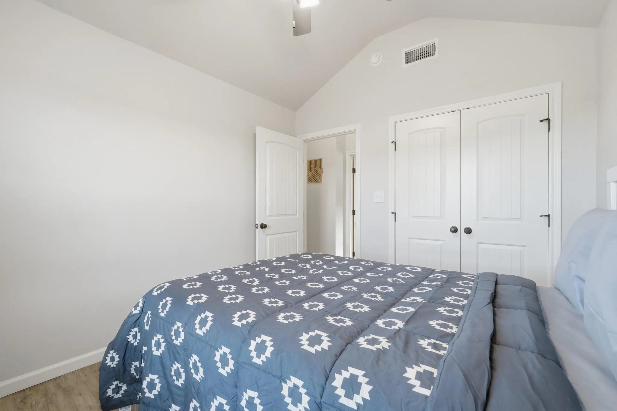 Per seller, these are pictures of an identical house but not the exact house.