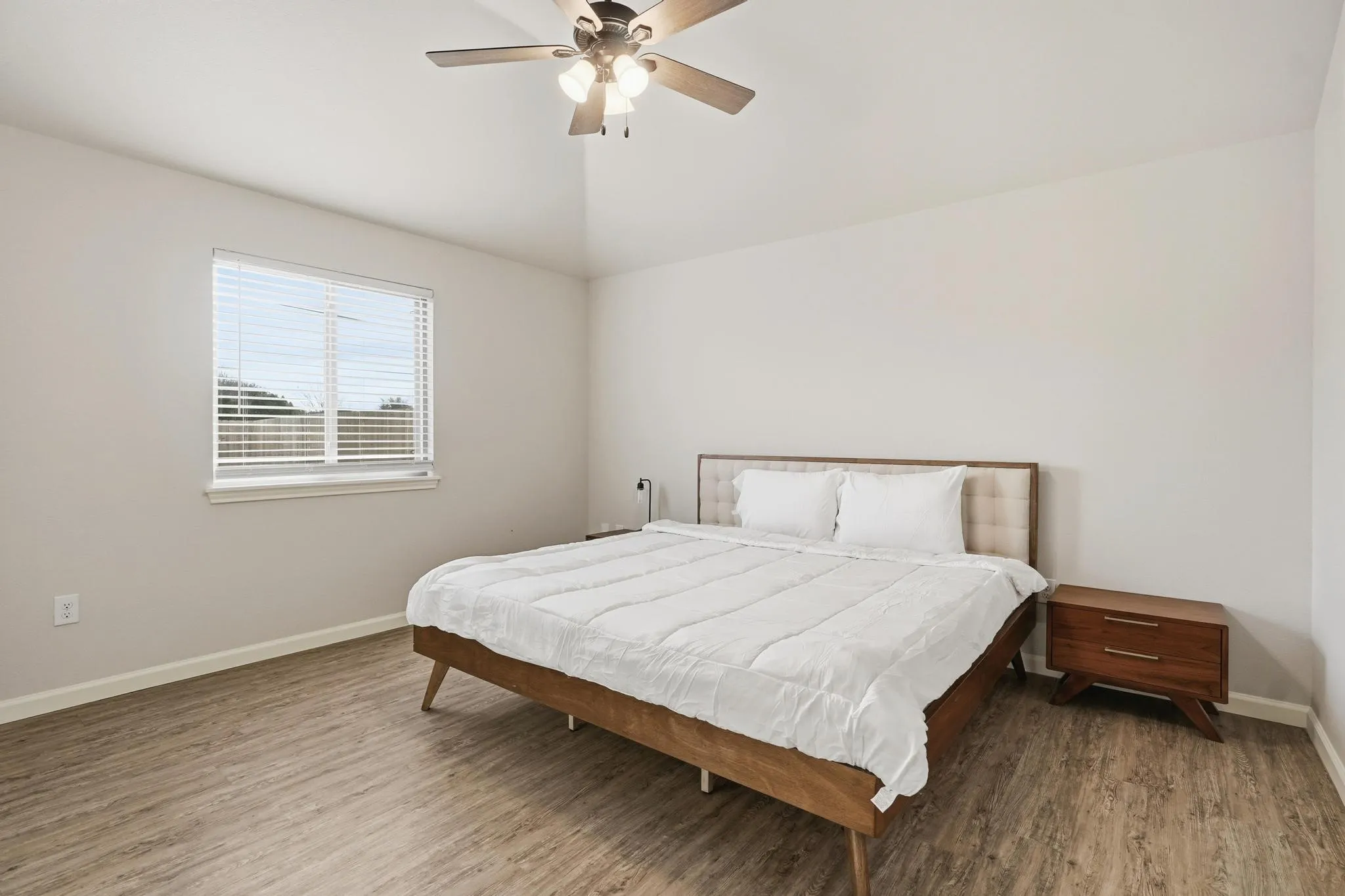 Per seller, these are pictures of an identical house but not the exact house.
