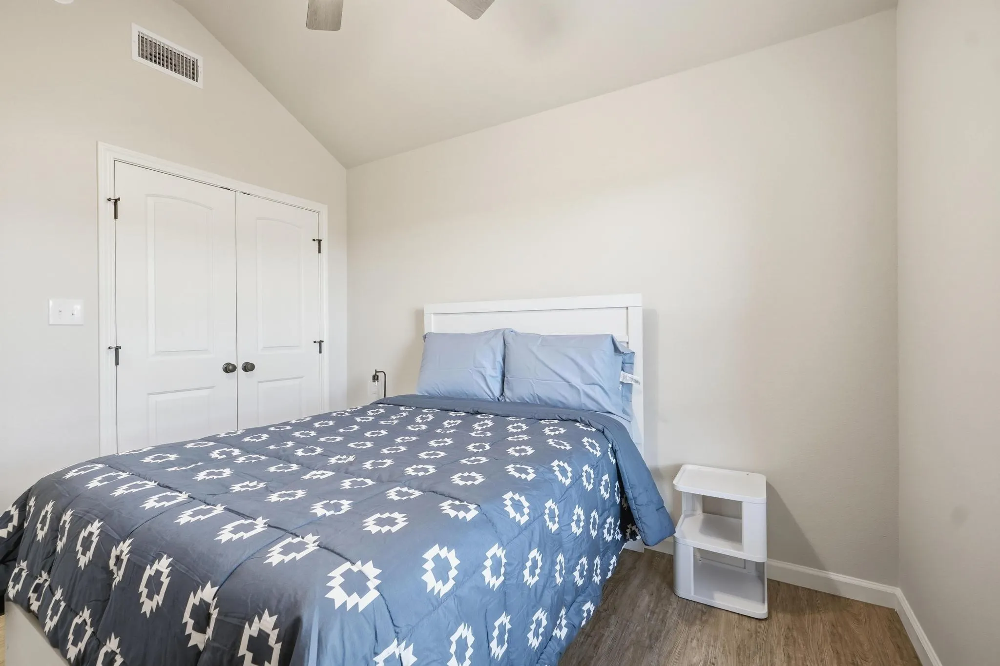 Per seller, these are pictures of an identical house but not the exact house.