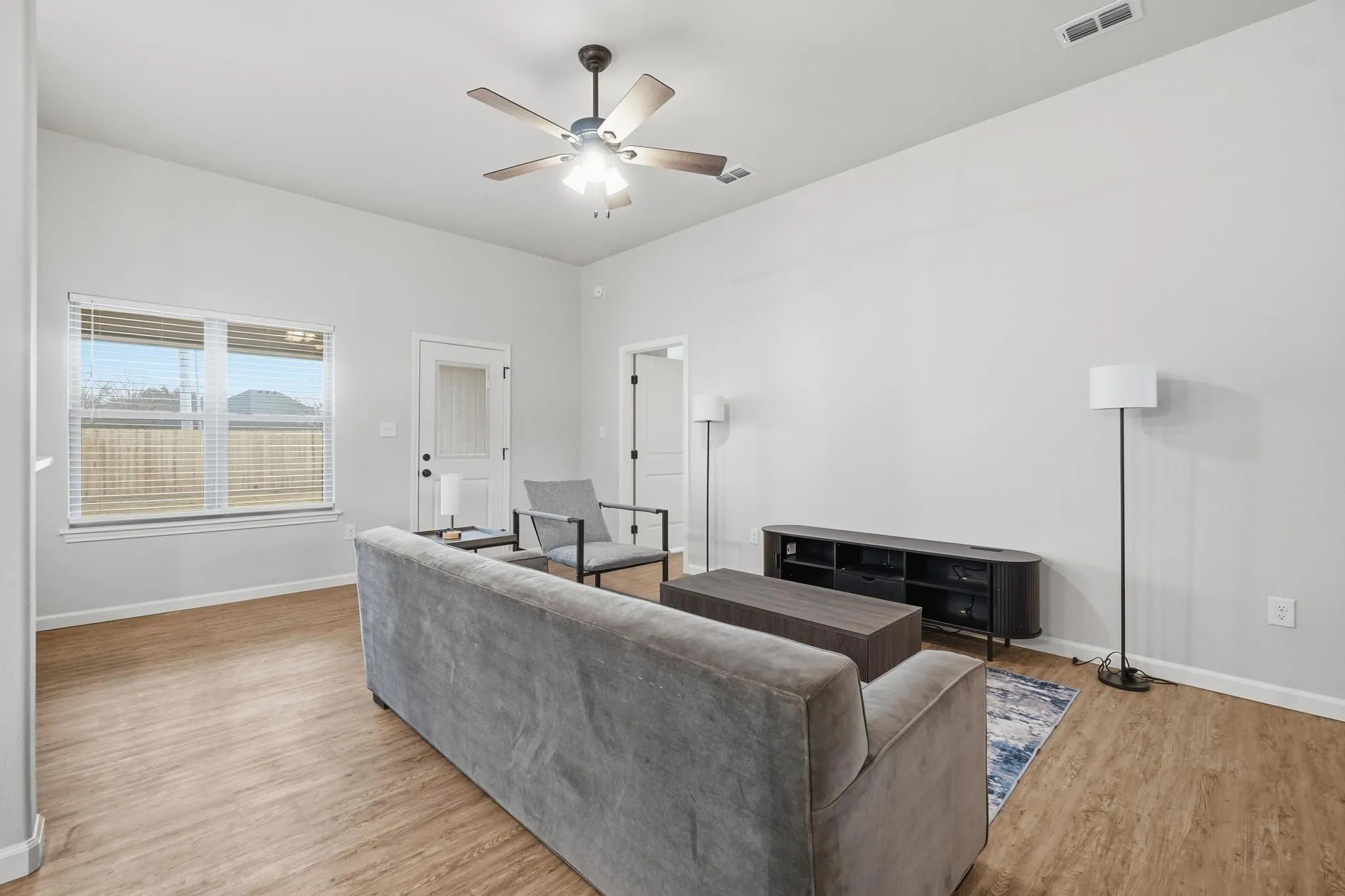 Per seller, these are pictures of an identical house but not the exact house.