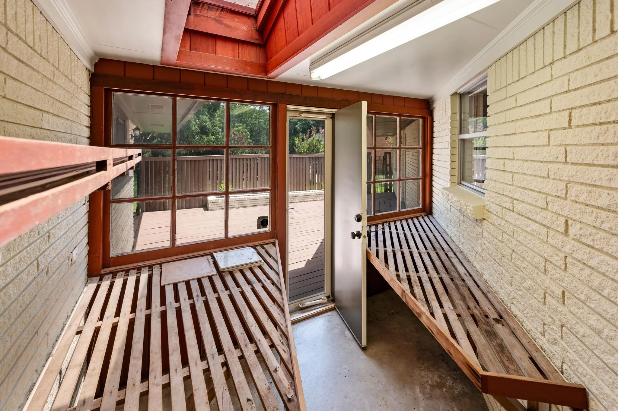 Built-in greenhouse is a gardener's dream