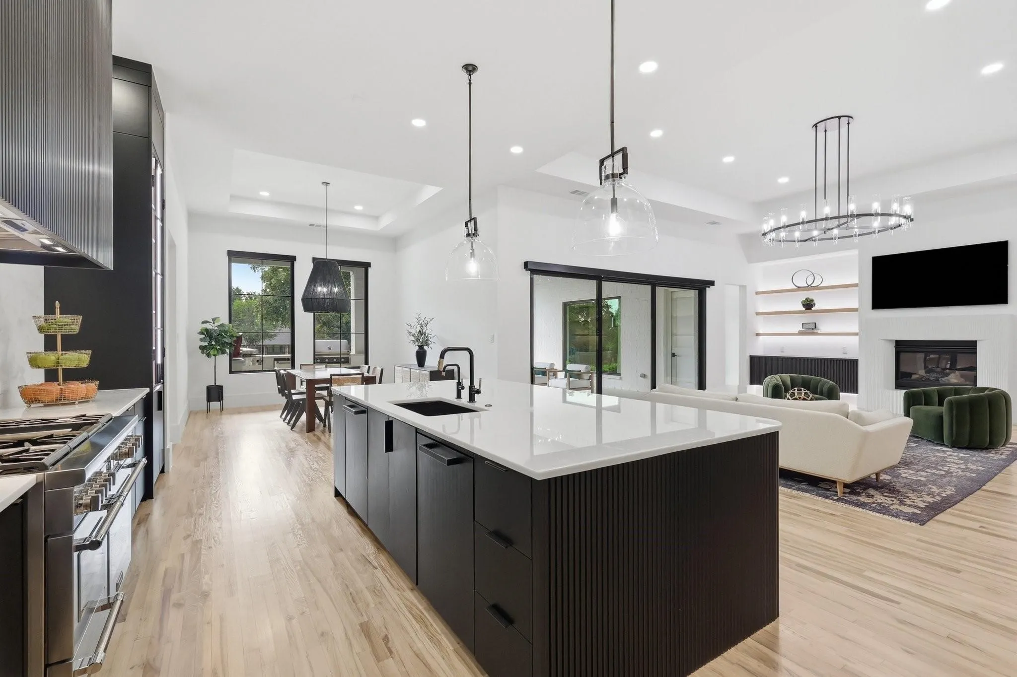 Not only does the Kitchen feature a reverse osmosis drinking water system, but the entire home is also equipped with a whole-home water filtration system, an instant hot water recirculation system, and a Blue Air filtration system