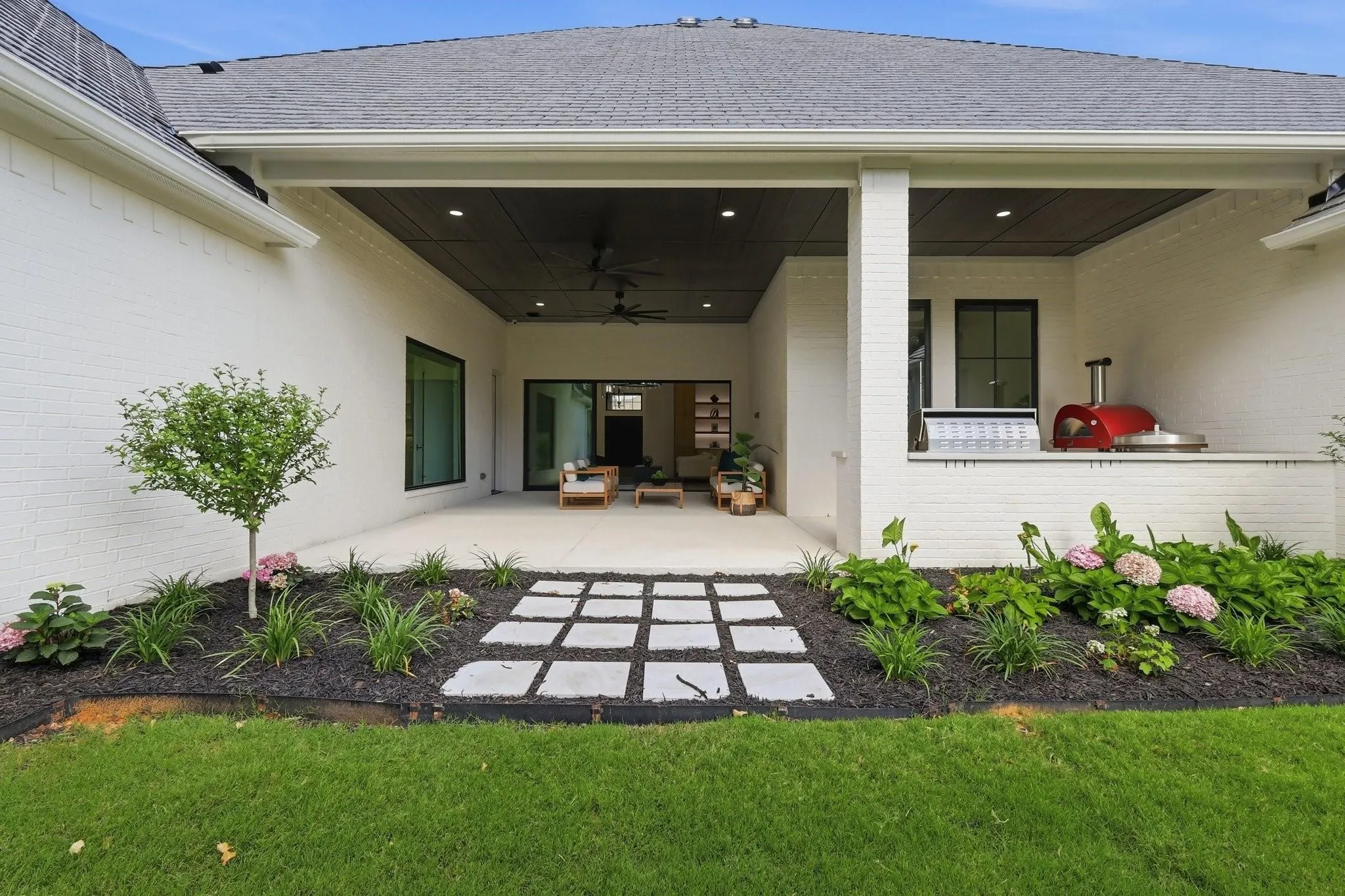 The east-facing Backyard provides ultimate late afternoon shade, ideal for outdoor entertaining even in the height of summer.