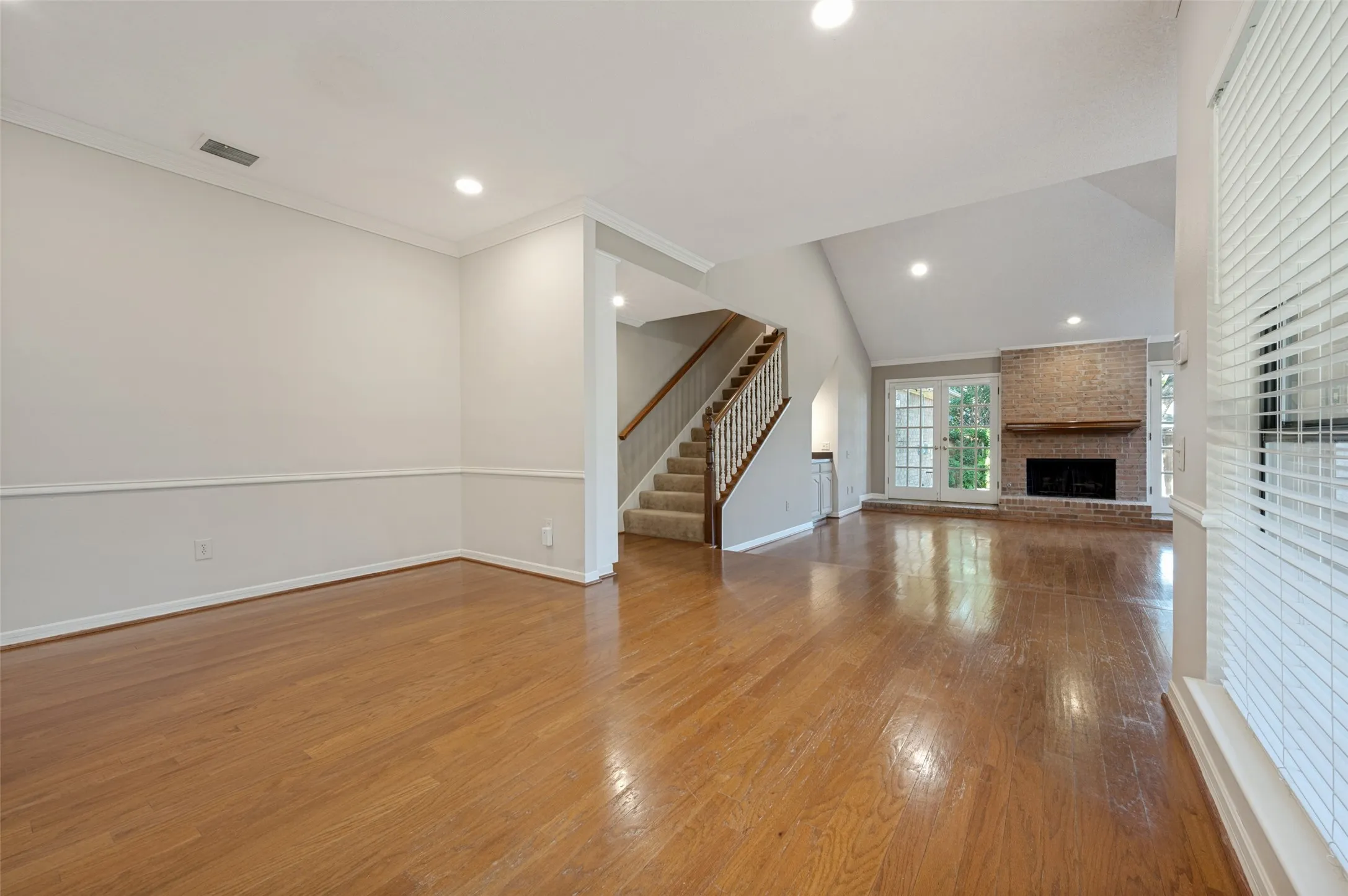 Dining Room open to Living Area