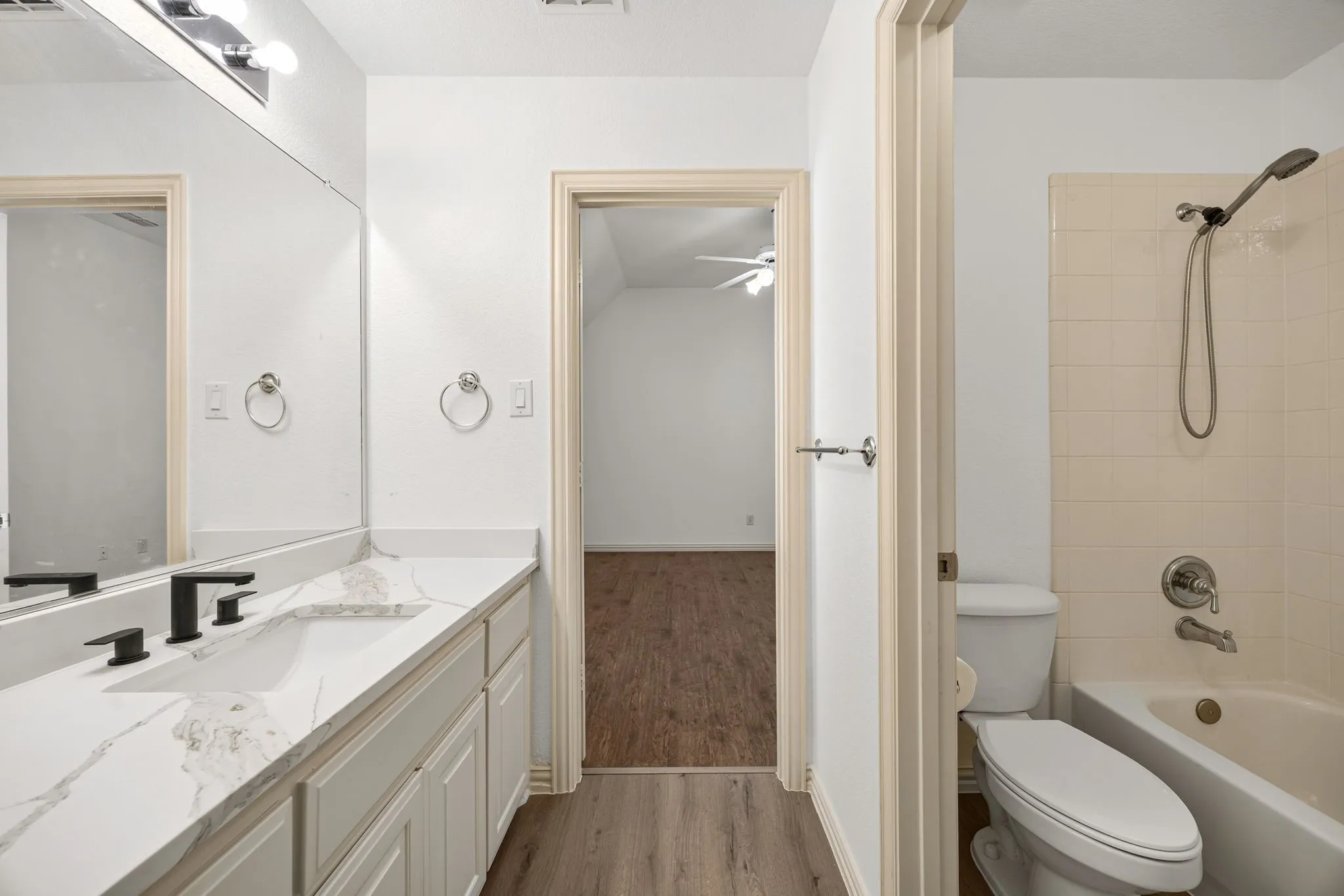 Second floor full bath
