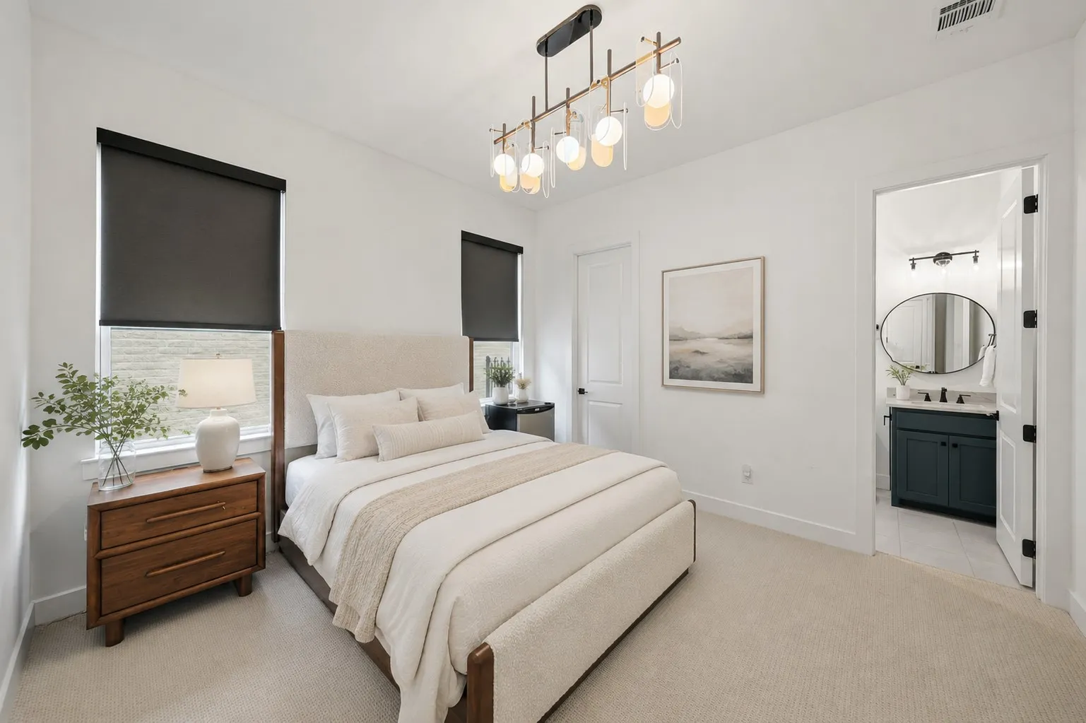 bedroom 3 downstairs with ensuite bath