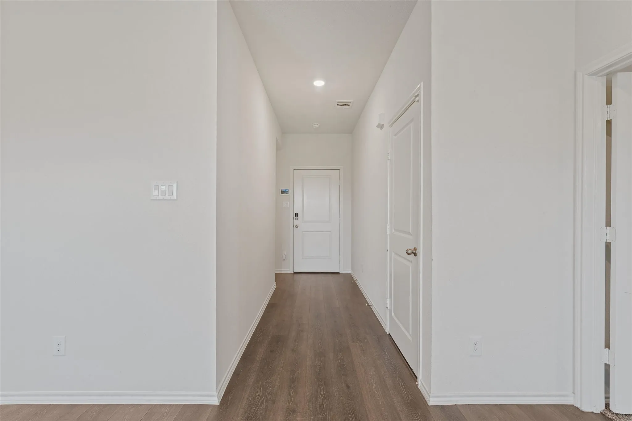 Looking towards the front door.