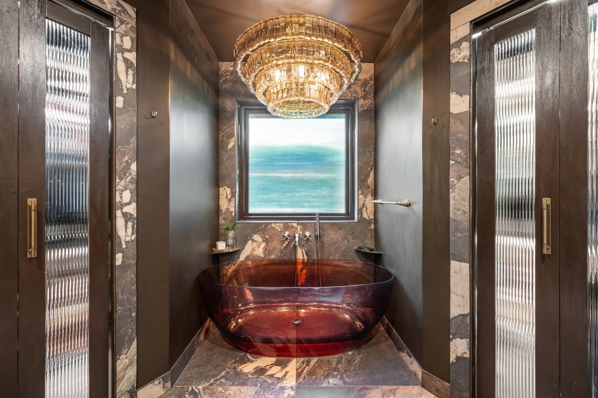 Custom resin bathtub.