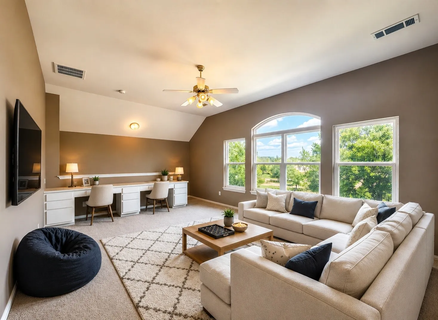 2nd Floor Bonus Room - virtually staged to show potential